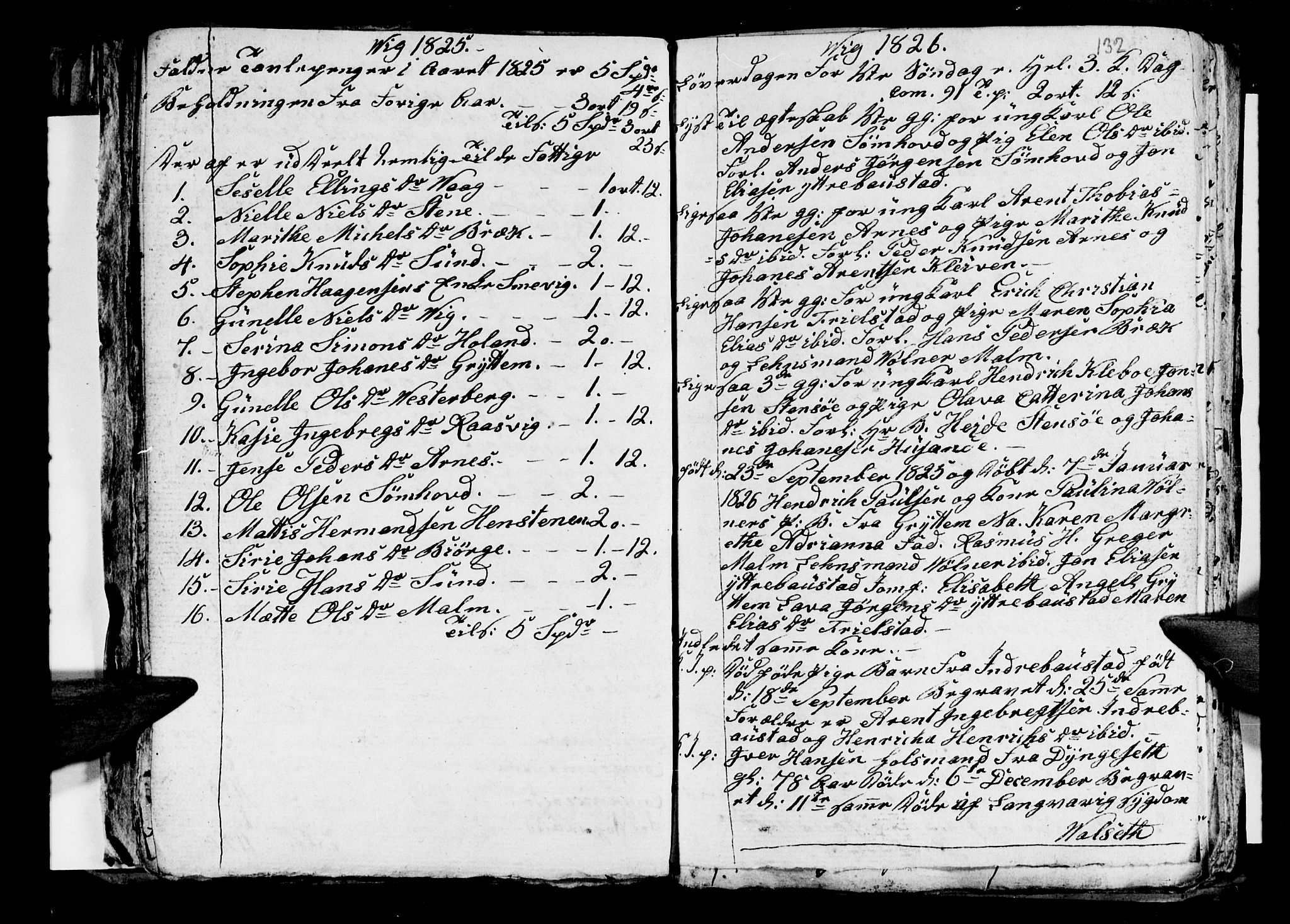 Ministerialprotokoller, klokkerbøker og fødselsregistre - Nordland, SAT/A-1459/812/L0185: Parish register (copy) no. 812C03, 1815-1837, p. 132