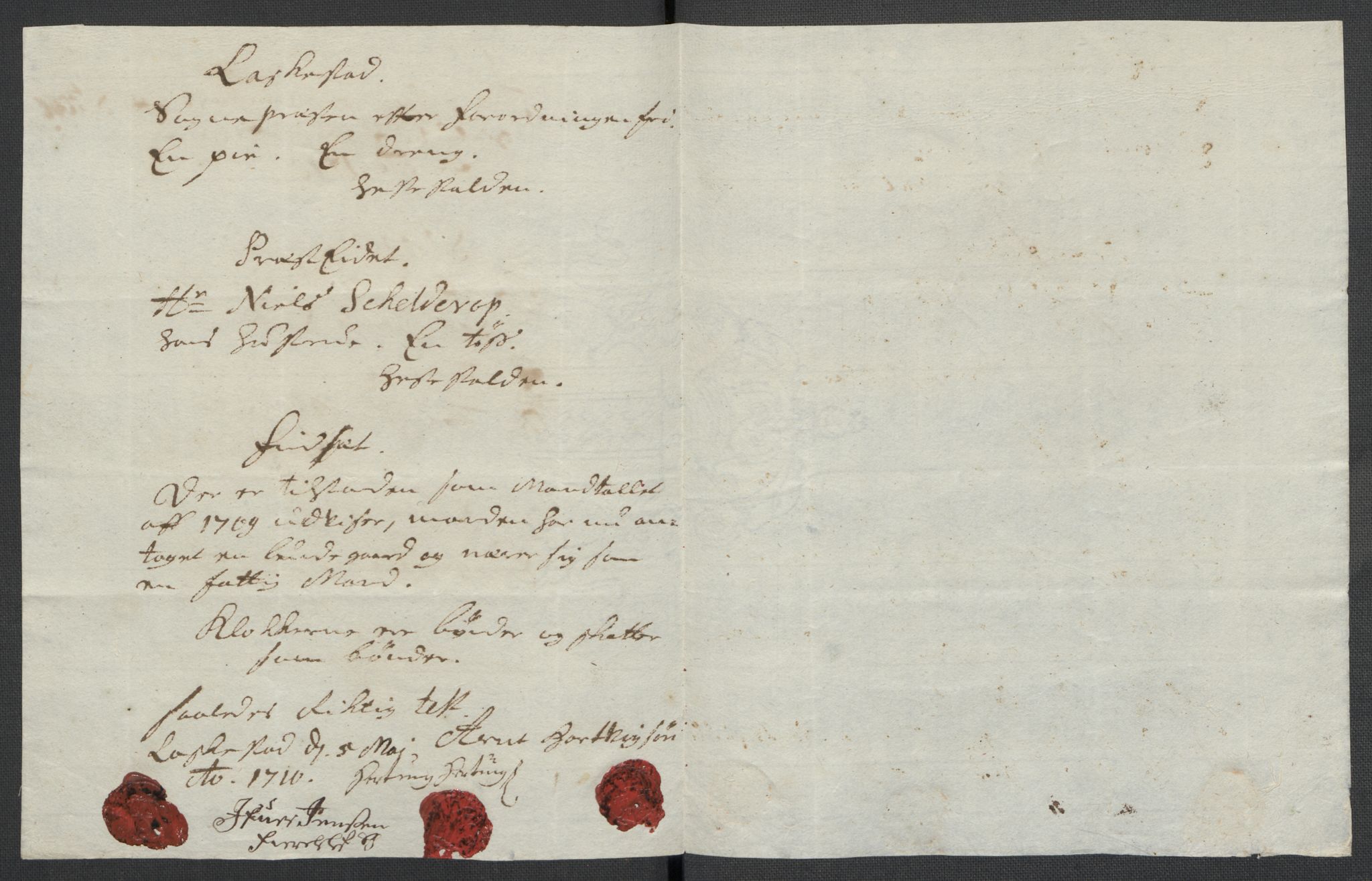 Rentekammeret inntil 1814, Reviderte regnskaper, Fogderegnskap, RA/EA-4092/R66/L4581: Fogderegnskap Salten, 1707-1710, p. 483