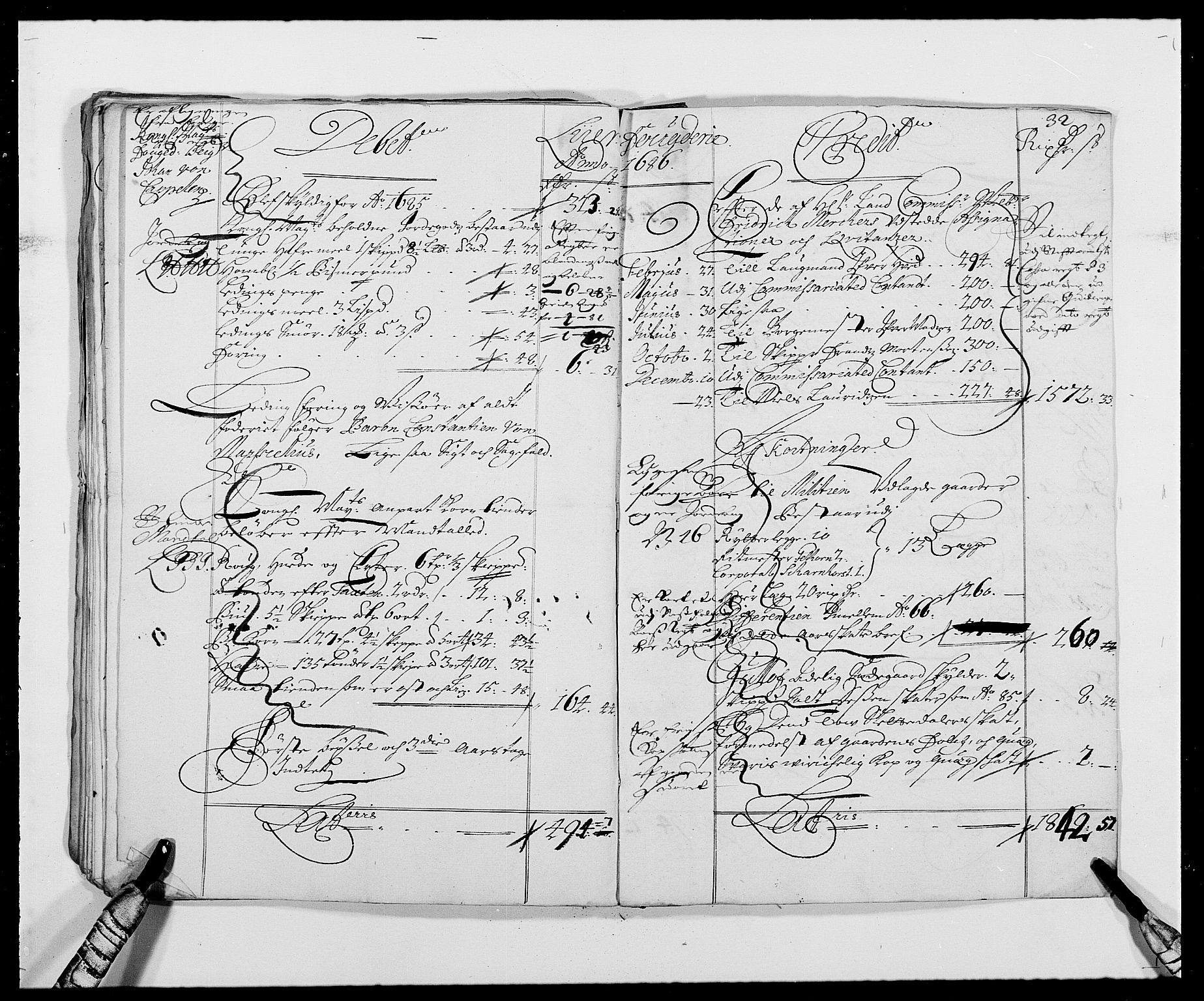 Rentekammeret inntil 1814, Reviderte regnskaper, Fogderegnskap, RA/EA-4092/R27/L1686: Fogderegnskap Lier, 1678-1686, p. 35