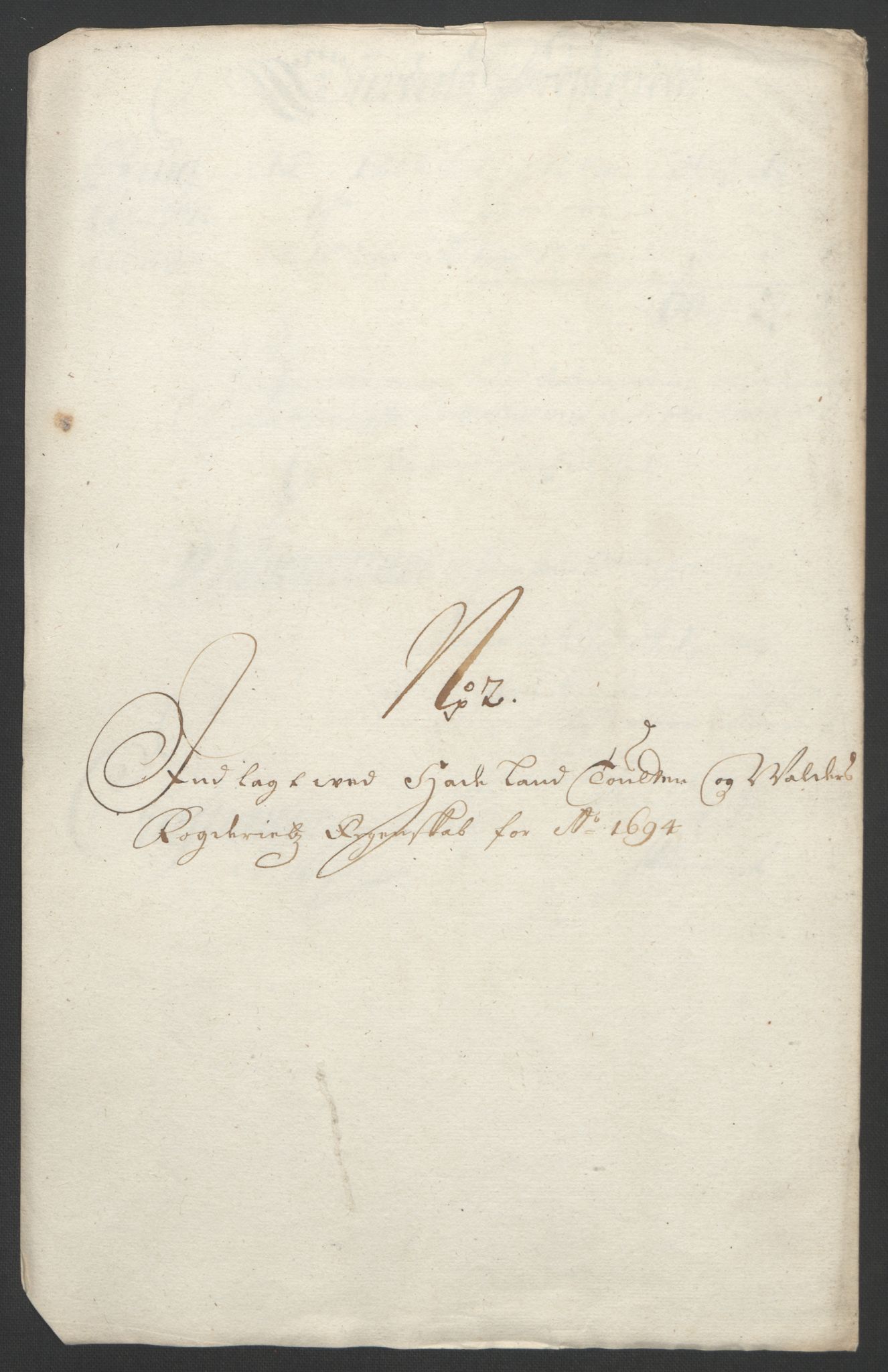 Rentekammeret inntil 1814, Reviderte regnskaper, Fogderegnskap, RA/EA-4092/R18/L1292: Fogderegnskap Hadeland, Toten og Valdres, 1693-1694, p. 252