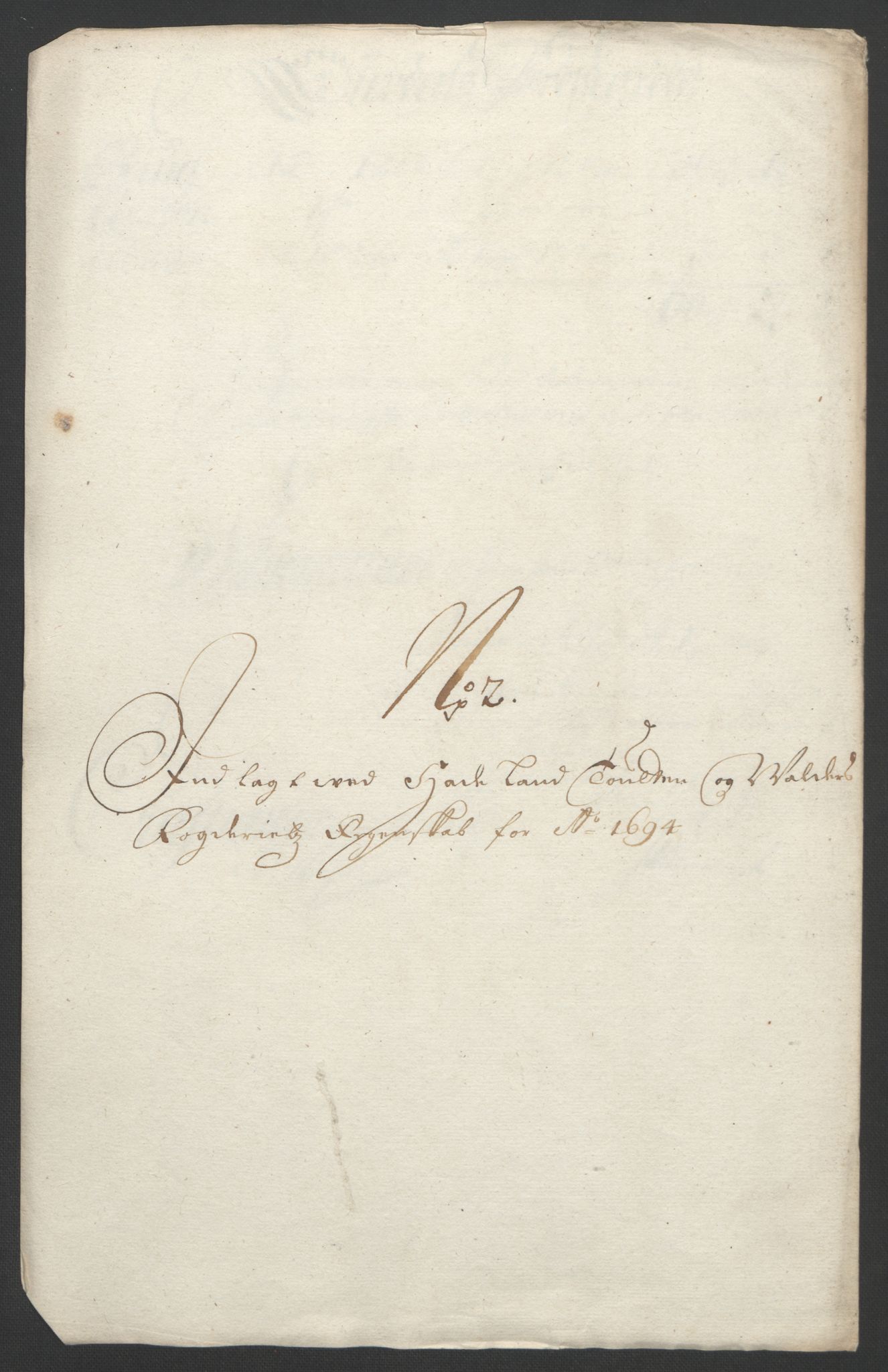 Rentekammeret inntil 1814, Reviderte regnskaper, Fogderegnskap, AV/RA-EA-4092/R18/L1292: Fogderegnskap Hadeland, Toten og Valdres, 1693-1694, p. 252