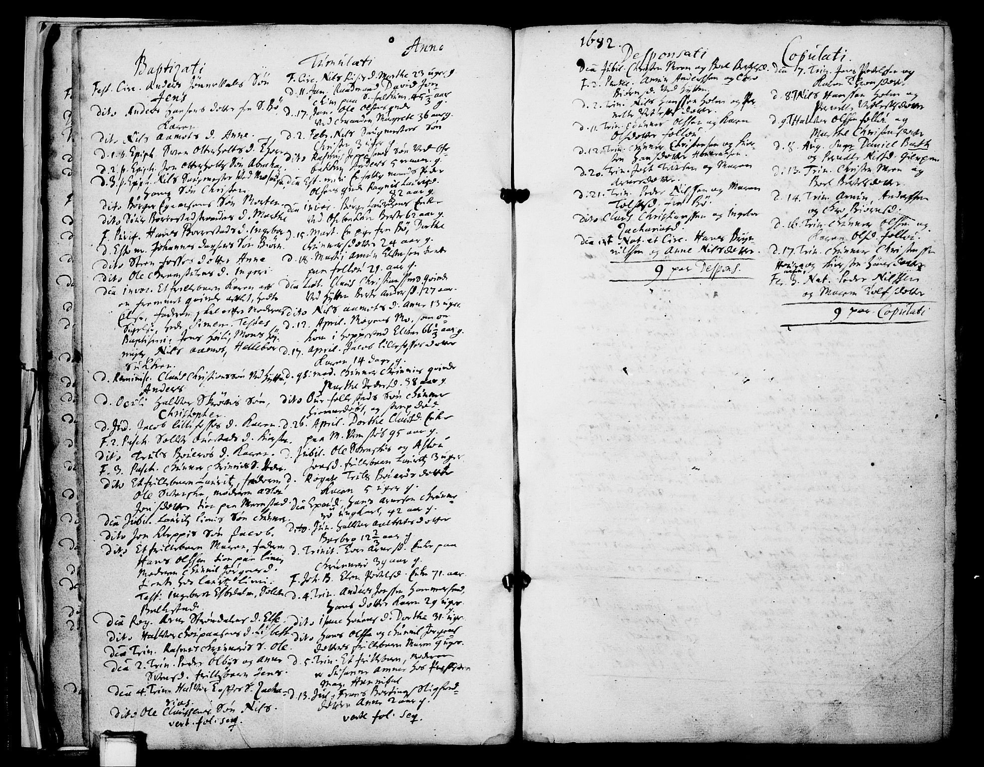 Gjerpen kirkebøker, AV/SAKO-A-265/F/Fa/L0001: Parish register (official) no. I 1, 1681-1746