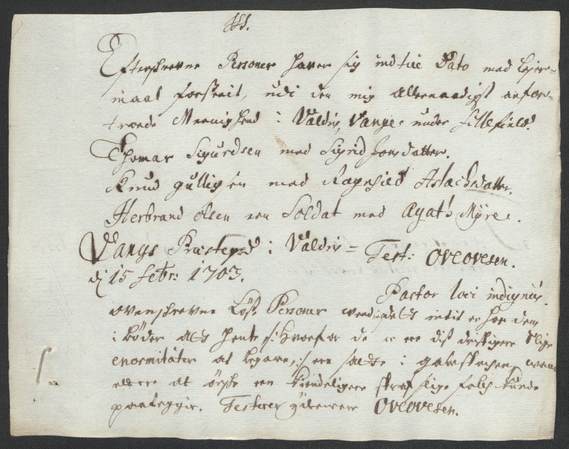 Rentekammeret inntil 1814, Reviderte regnskaper, Fogderegnskap, AV/RA-EA-4092/R18/L1300: Fogderegnskap Hadeland, Toten og Valdres, 1702, p. 291