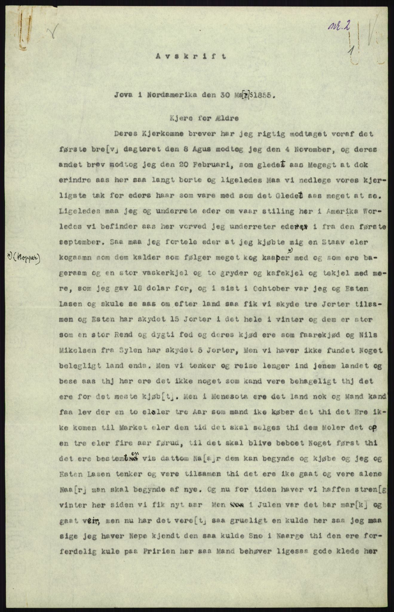 Samlinger til kildeutgivelse, Amerikabrevene, AV/RA-EA-4057/F/L0008: Innlån fra Hedmark: Gamkind - Semmingsen, 1838-1914, p. 361