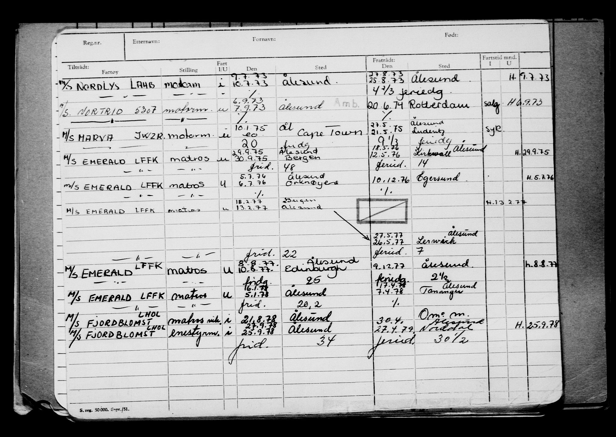 Direktoratet for sjømenn, AV/RA-S-3545/G/Gb/L0141: Hovedkort, 1916, p. 579