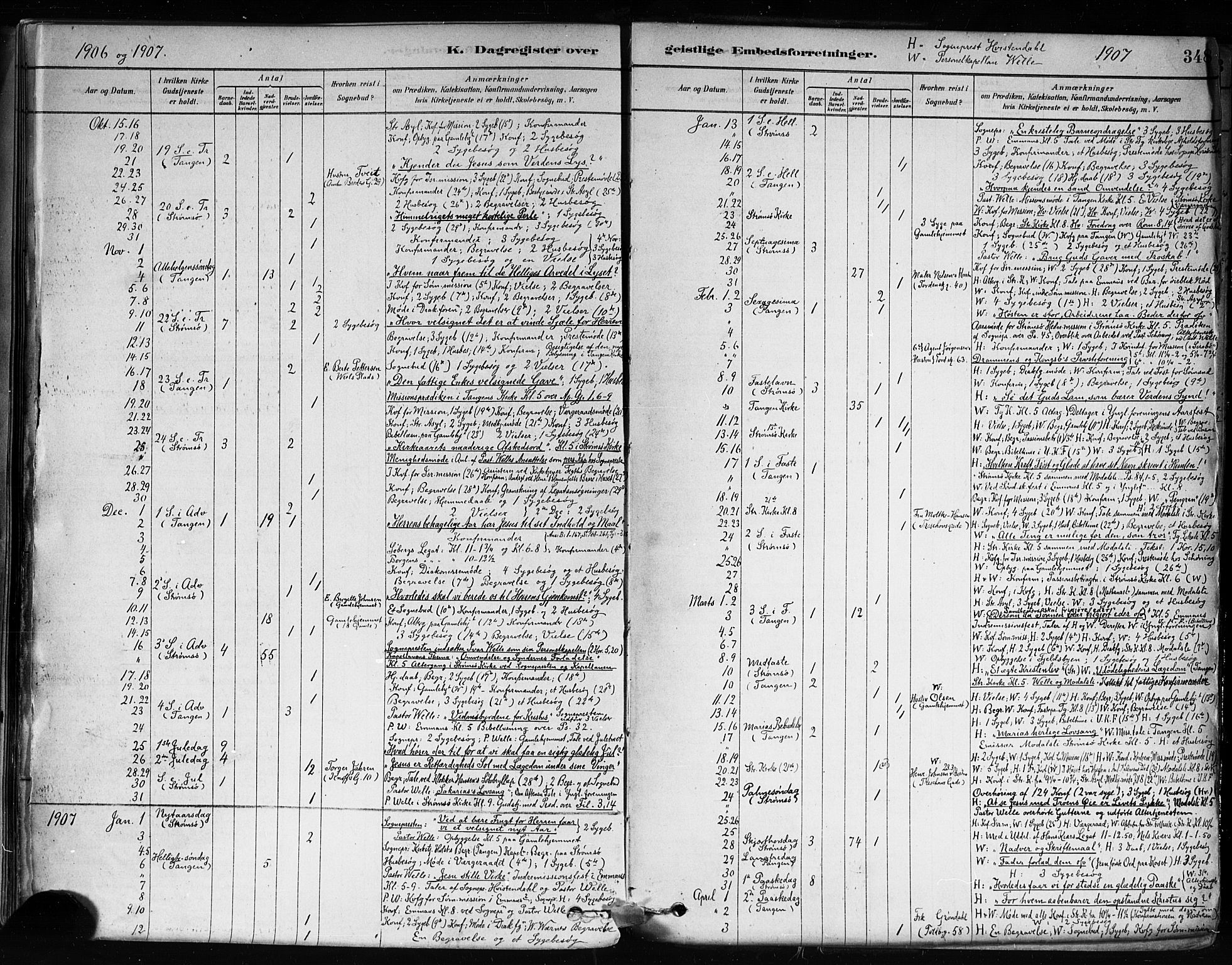 Strømsø kirkebøker, AV/SAKO-A-246/F/Fa/L0022: Parish register (official) no. I 22, 1879-1899, p. 348