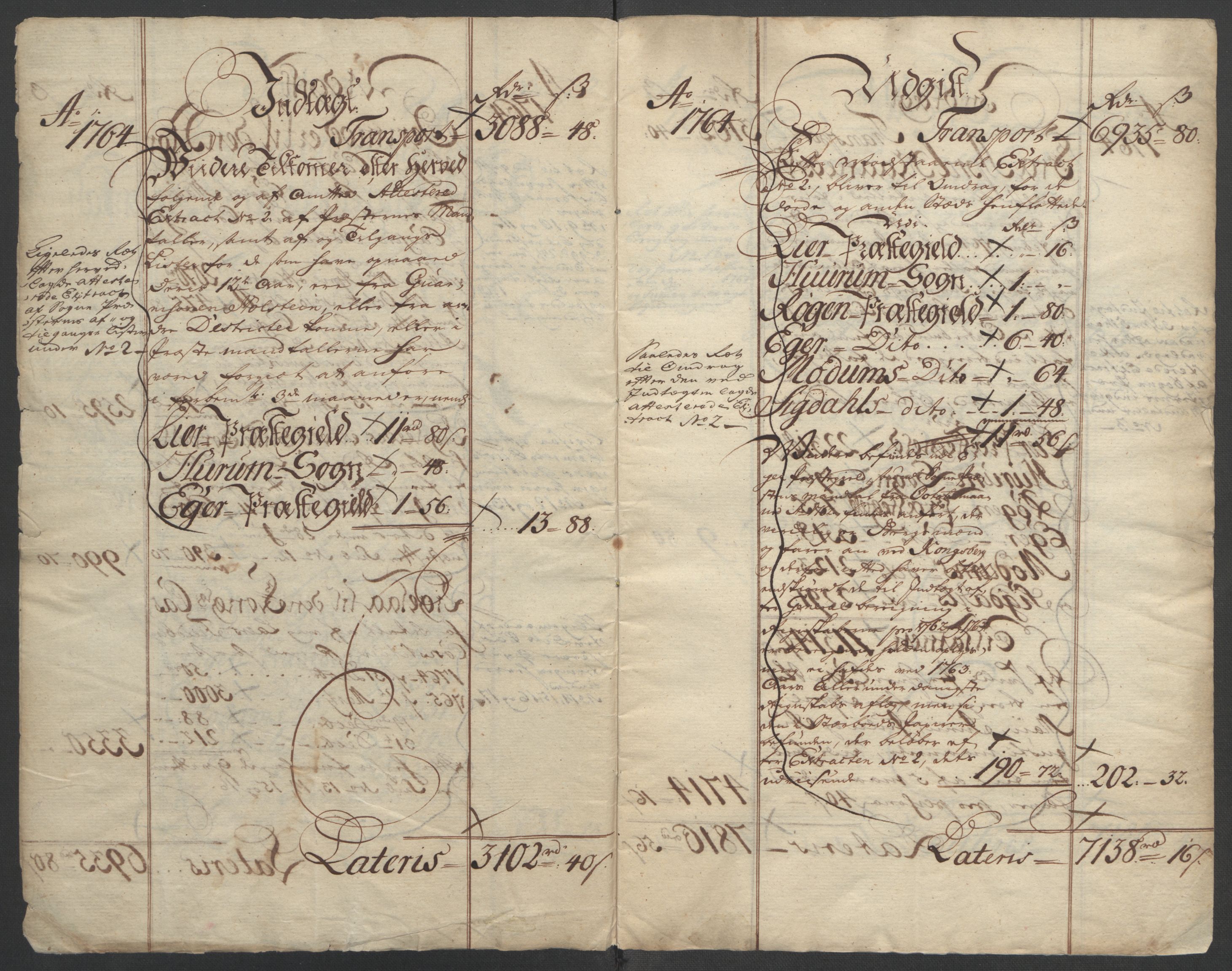 Rentekammeret inntil 1814, Reviderte regnskaper, Fogderegnskap, AV/RA-EA-4092/R31/L1833: Ekstraskatten Hurum, Røyken, Eiker, Lier og Buskerud, 1762-1764, p. 150