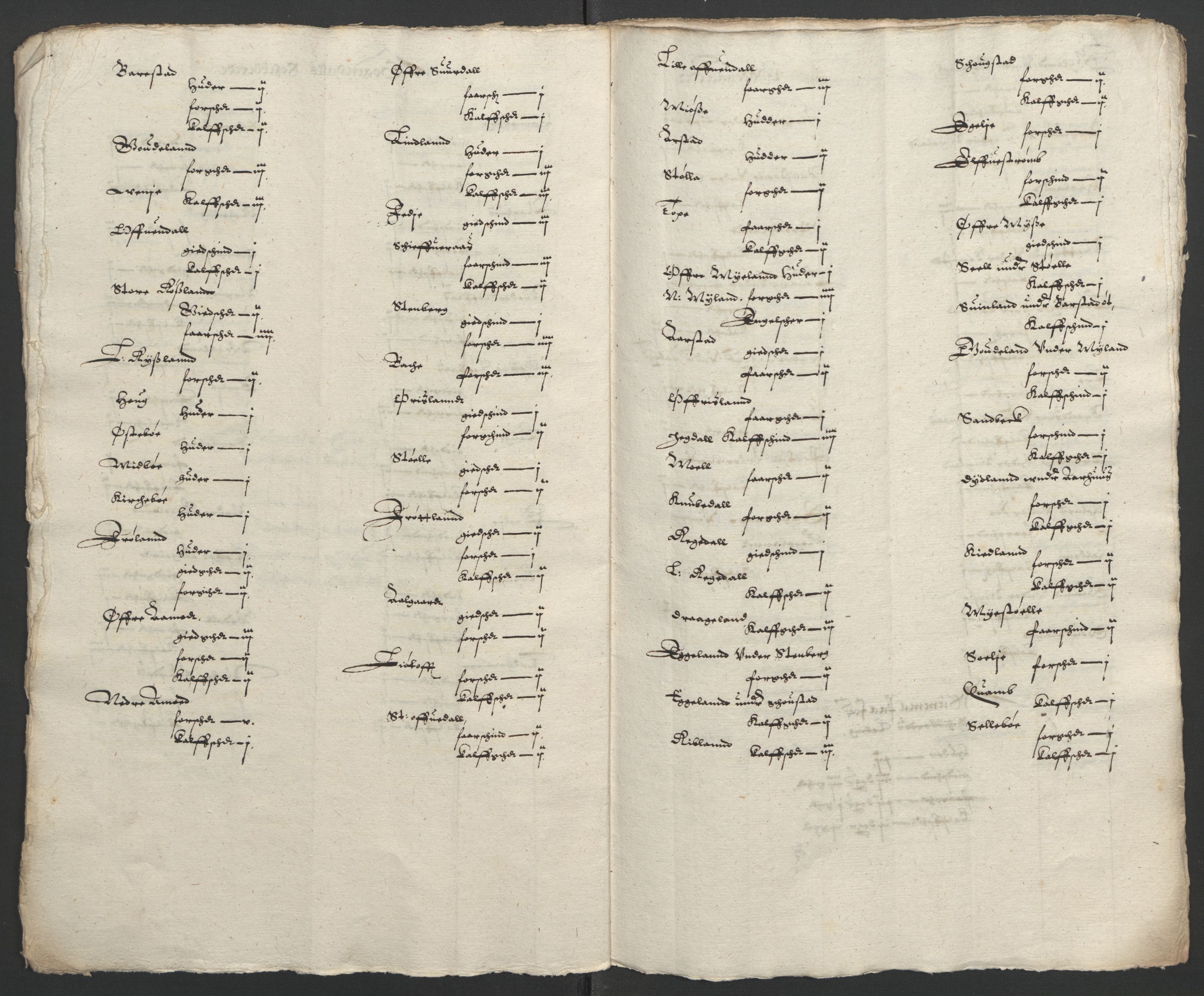 Stattholderembetet 1572-1771, AV/RA-EA-2870/Ek/L0002/0003: Jordebøker til utlikning av garnisonsskatt 1624-1626: / Jordebøker for Stavanger len, 1624-1626, p. 72