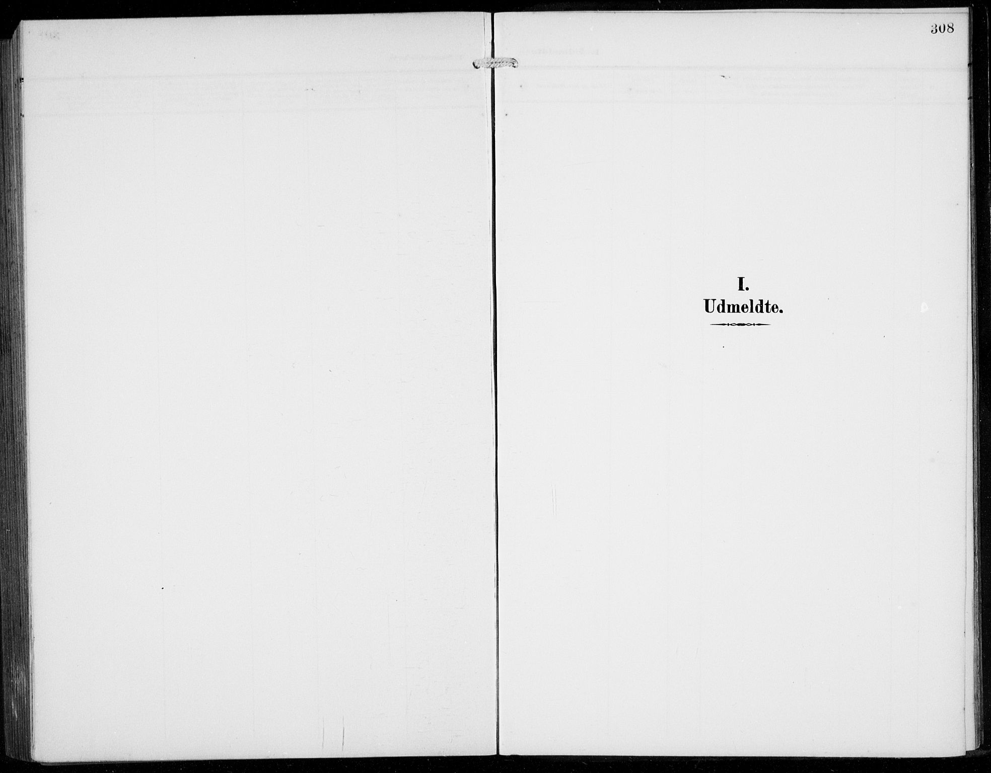 Bruvik Sokneprestembete, SAB/A-74701/H/Hab: Parish register (copy) no. A  4, 1908-1937, p. 308