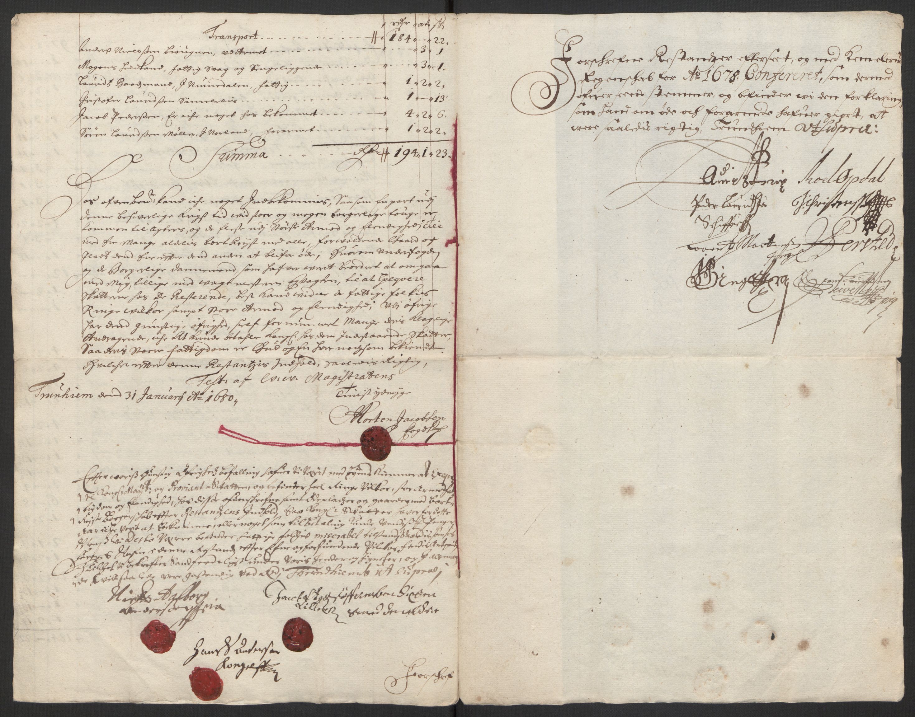 Rentekammeret inntil 1814, Reviderte regnskaper, Byregnskaper, AV/RA-EA-4066/R/Rs/L0504: [S1] Kontribusjonsregnskap, 1631-1684, p. 187