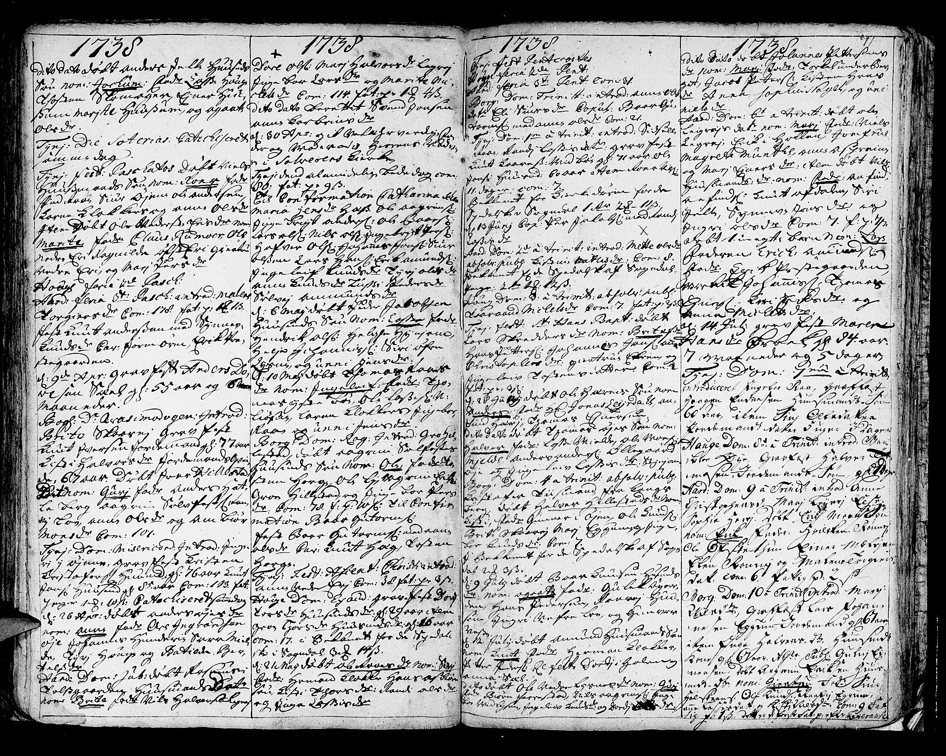 Lærdal sokneprestembete, AV/SAB-A-81201: Parish register (official) no. A 1, 1711-1752, p. 71