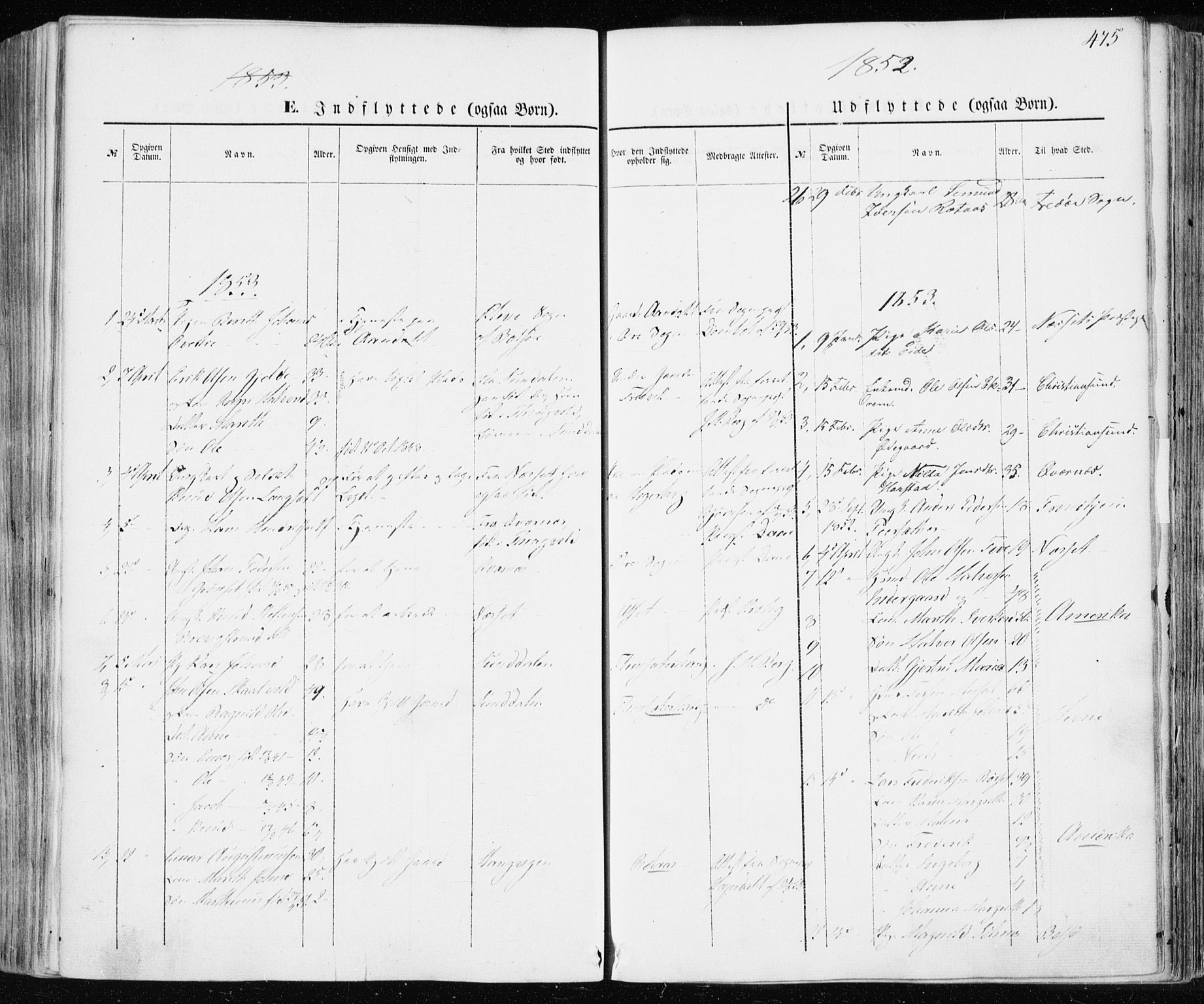 Ministerialprotokoller, klokkerbøker og fødselsregistre - Møre og Romsdal, SAT/A-1454/586/L0984: Parish register (official) no. 586A10, 1844-1856, p. 475
