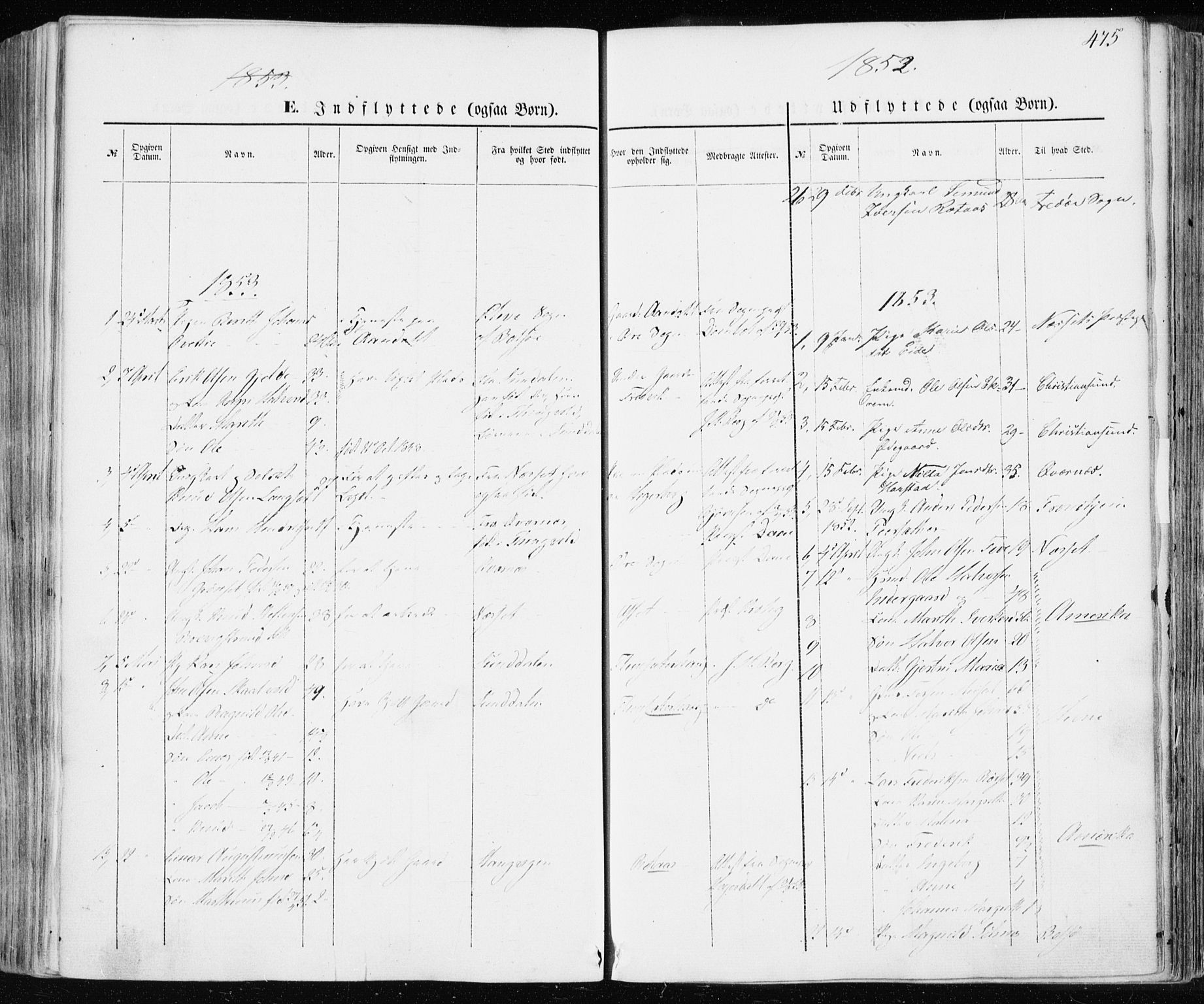 Ministerialprotokoller, klokkerbøker og fødselsregistre - Møre og Romsdal, AV/SAT-A-1454/586/L0984: Parish register (official) no. 586A10, 1844-1856, p. 475