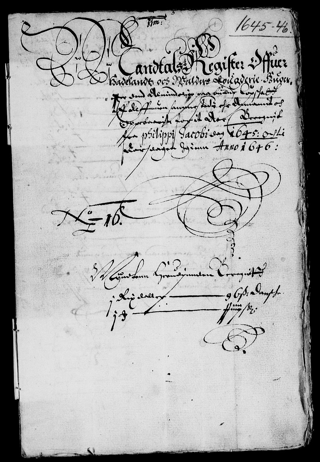 Rentekammeret inntil 1814, Reviderte regnskaper, Lensregnskaper, RA/EA-5023/R/Rb/Rba/L0185: Akershus len, 1645-1646
