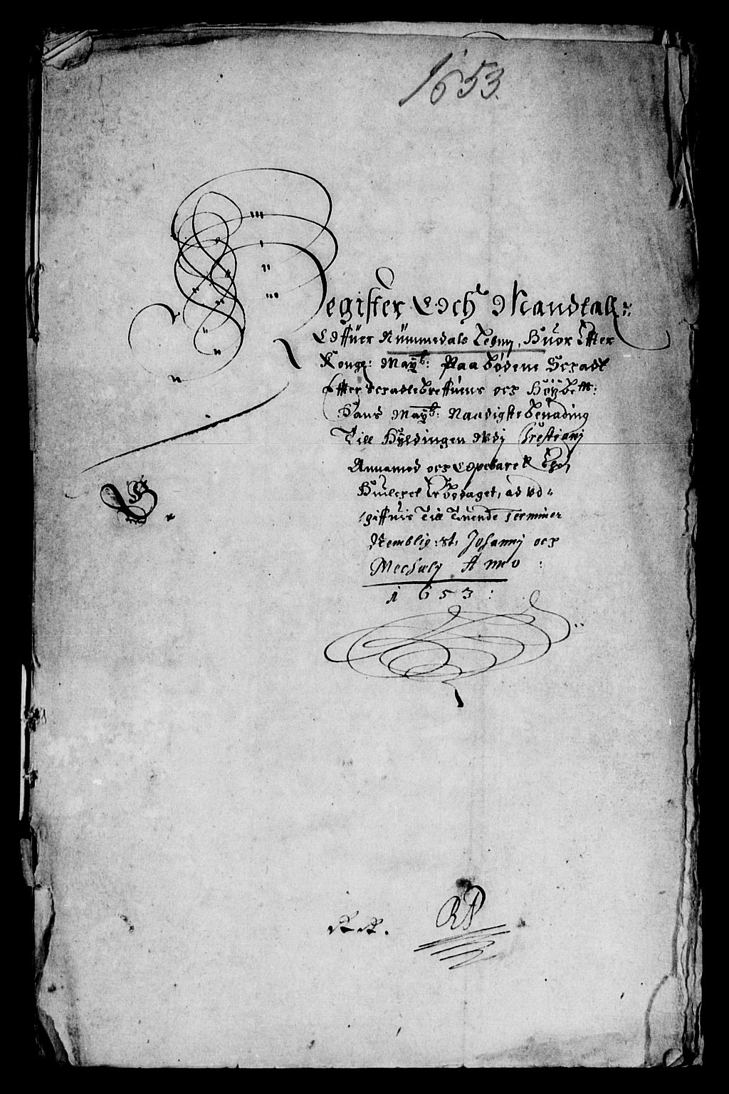 Rentekammeret inntil 1814, Reviderte regnskaper, Lensregnskaper, AV/RA-EA-5023/R/Rb/Rbw/L0112: Trondheim len, 1653