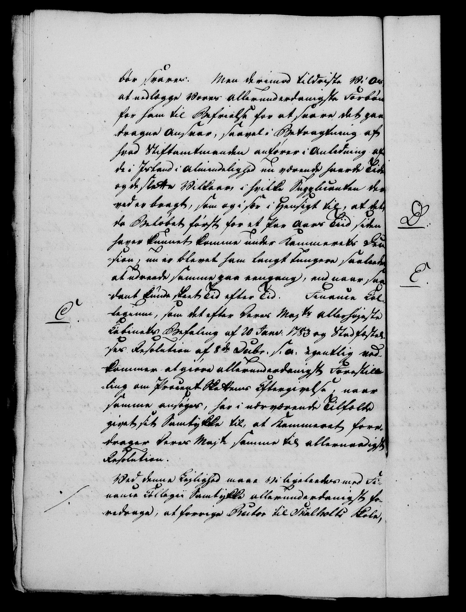 Rentekammeret, Kammerkanselliet, AV/RA-EA-3111/G/Gf/Gfa/L0067: Norsk relasjons- og resolusjonsprotokoll (merket RK 52.67), 1785, p. 624
