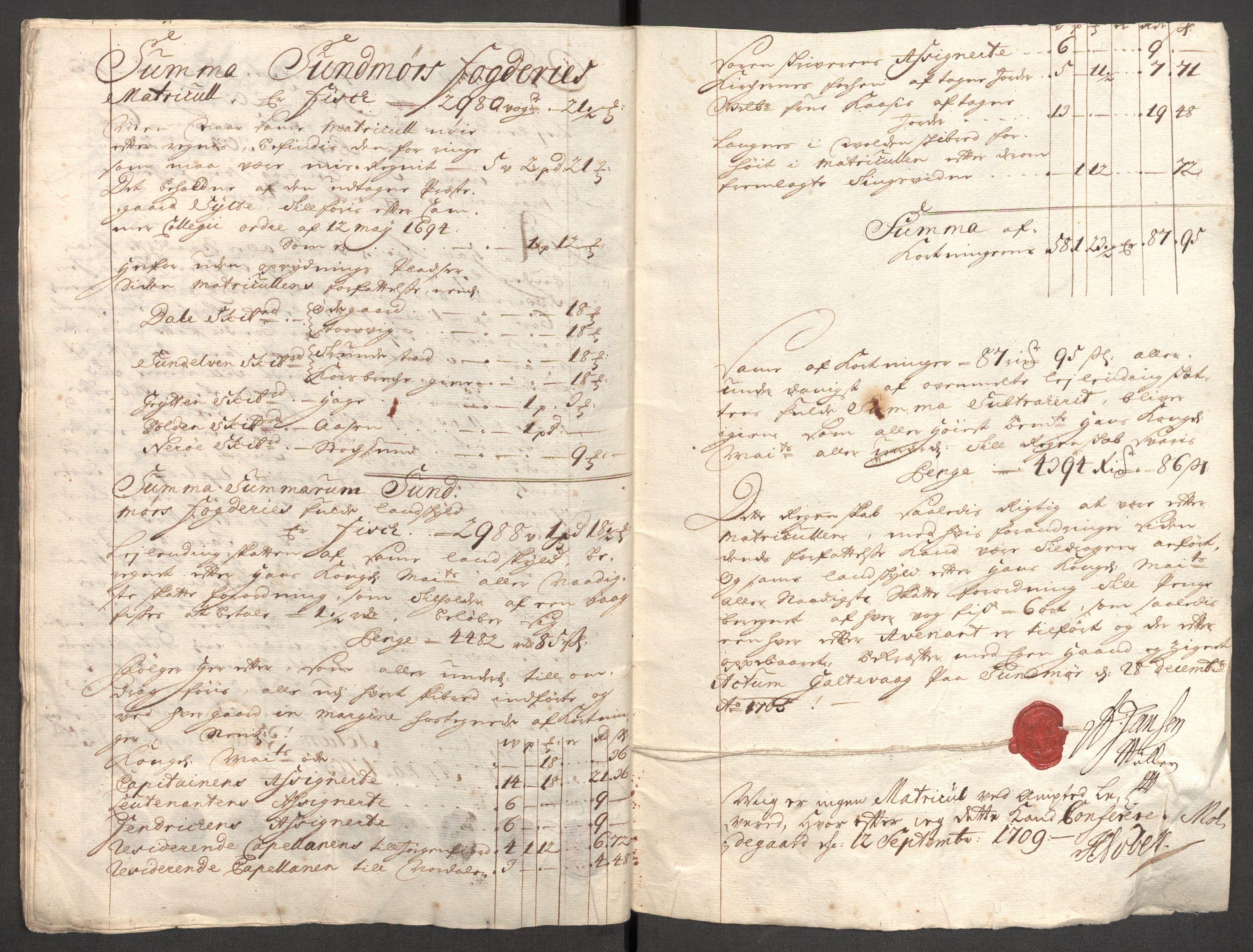 Rentekammeret inntil 1814, Reviderte regnskaper, Fogderegnskap, AV/RA-EA-4092/R54/L3560: Fogderegnskap Sunnmøre, 1704-1705, p. 298