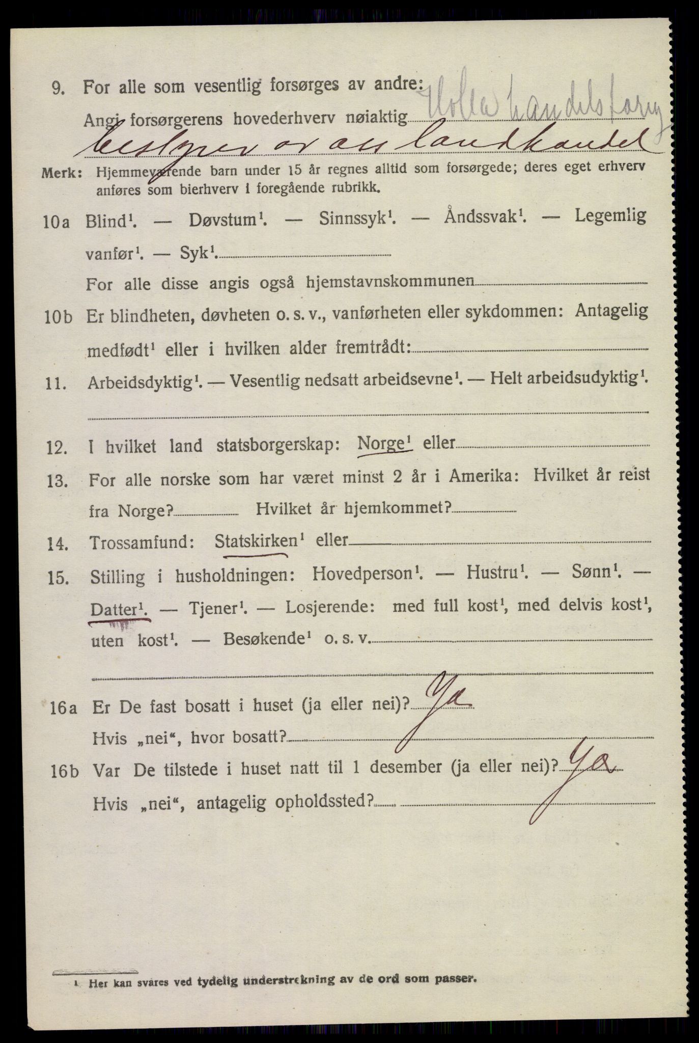 SAKO, 1920 census for Holla, 1920, p. 6074