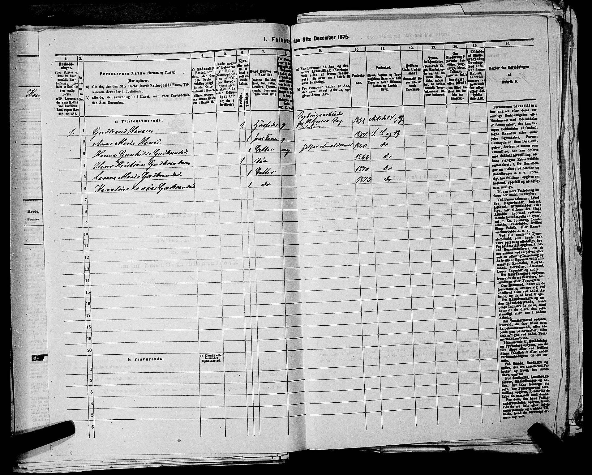 RA, 1875 census for 0231P Skedsmo, 1875, p. 935