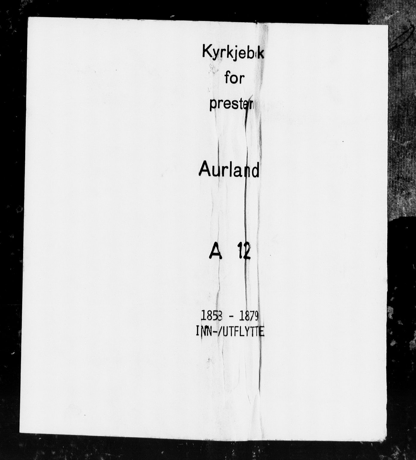 Aurland sokneprestembete, SAB/A-99937/H/Ha/Haa/L0012: Parish register (official) no. A 12, 1858-1879