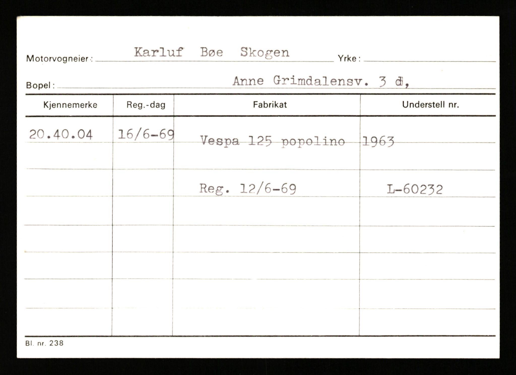 Stavanger trafikkstasjon, AV/SAST-A-101942/0/G/L0010: Registreringsnummer: 130000 - 239953, 1930-1971, p. 2331