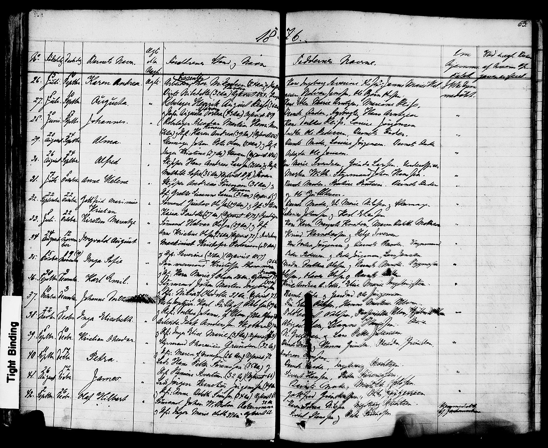 Stavern kirkebøker, AV/SAKO-A-318/F/Fa/L0007: Parish register (official) no. 7, 1840-1877, p. 63