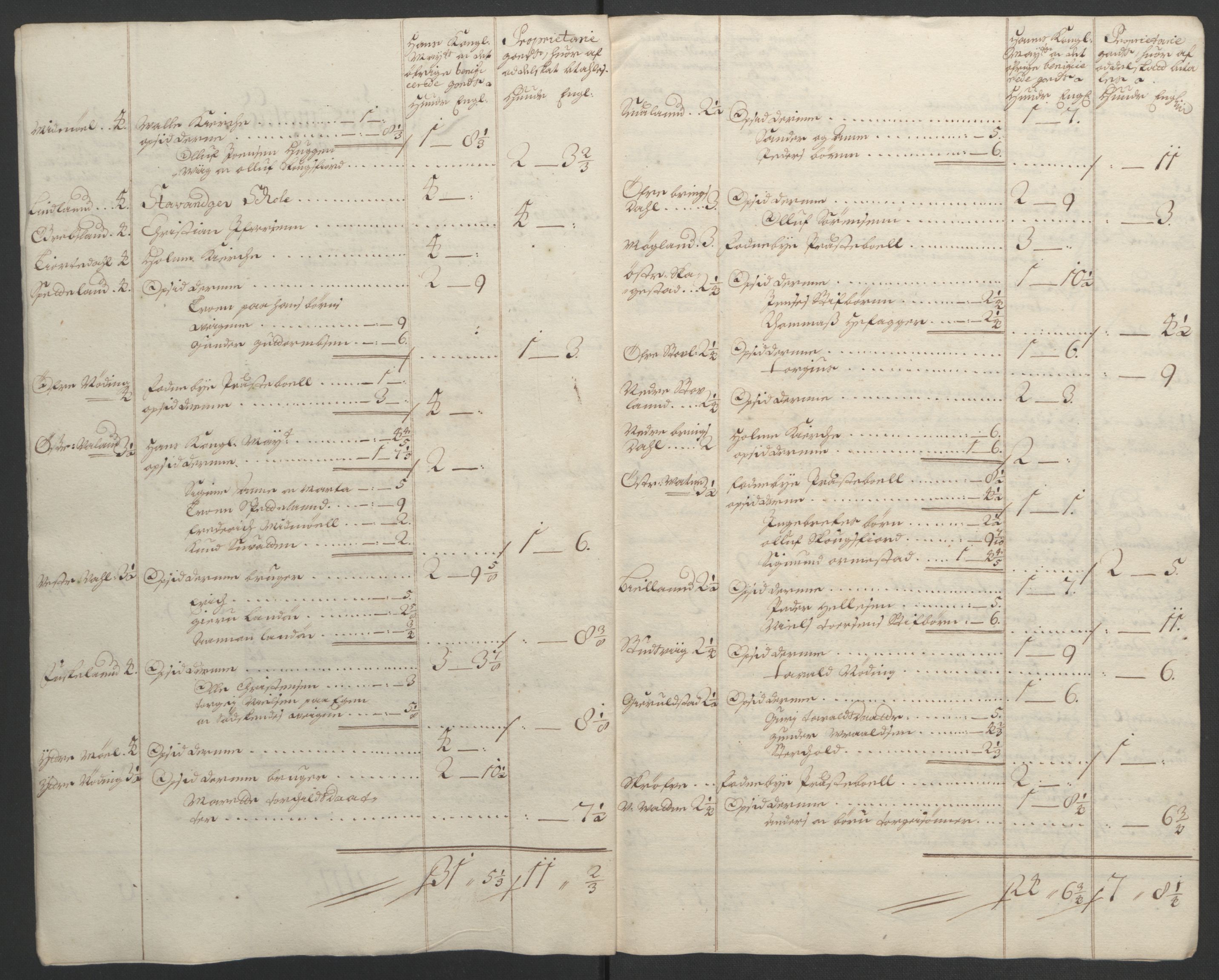 Rentekammeret inntil 1814, Reviderte regnskaper, Fogderegnskap, AV/RA-EA-4092/R43/L2545: Fogderegnskap Lista og Mandal, 1694-1695, p. 154