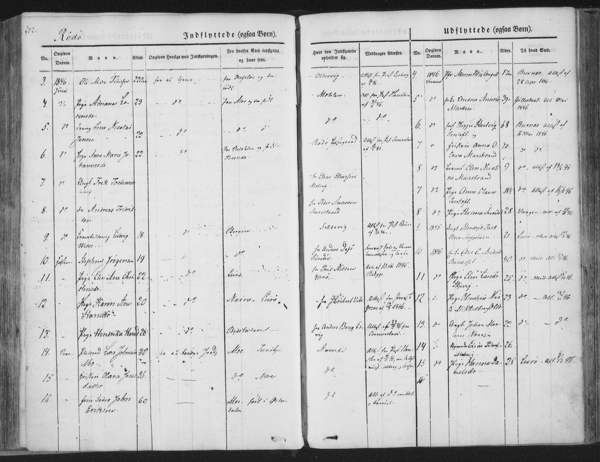 Ministerialprotokoller, klokkerbøker og fødselsregistre - Nordland, AV/SAT-A-1459/841/L0604: Parish register (official) no. 841A09 /1, 1845-1862, p. 202