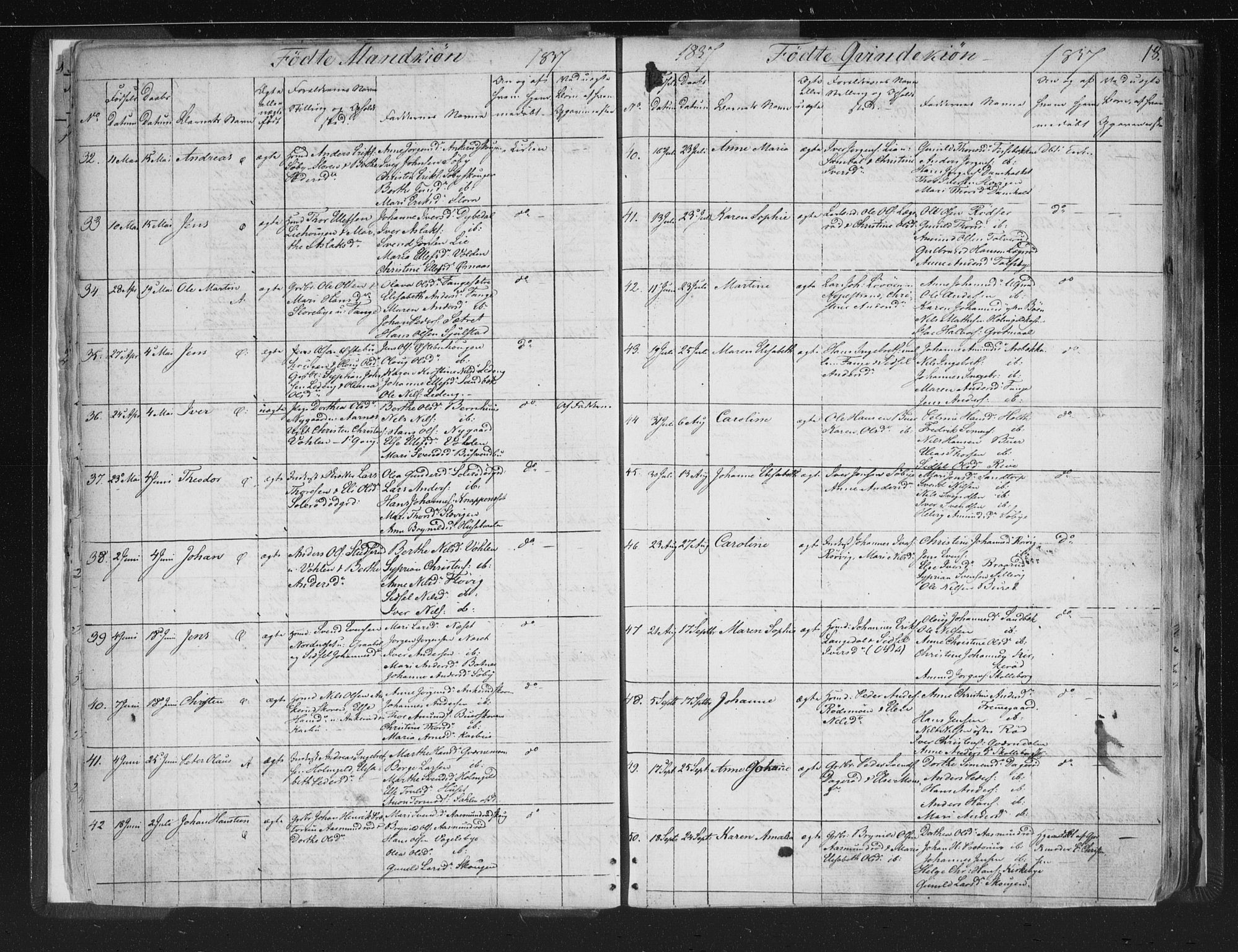 Aremark prestekontor Kirkebøker, AV/SAO-A-10899/F/Fc/L0002: Parish register (official) no. III 2, 1834-1849, p. 18