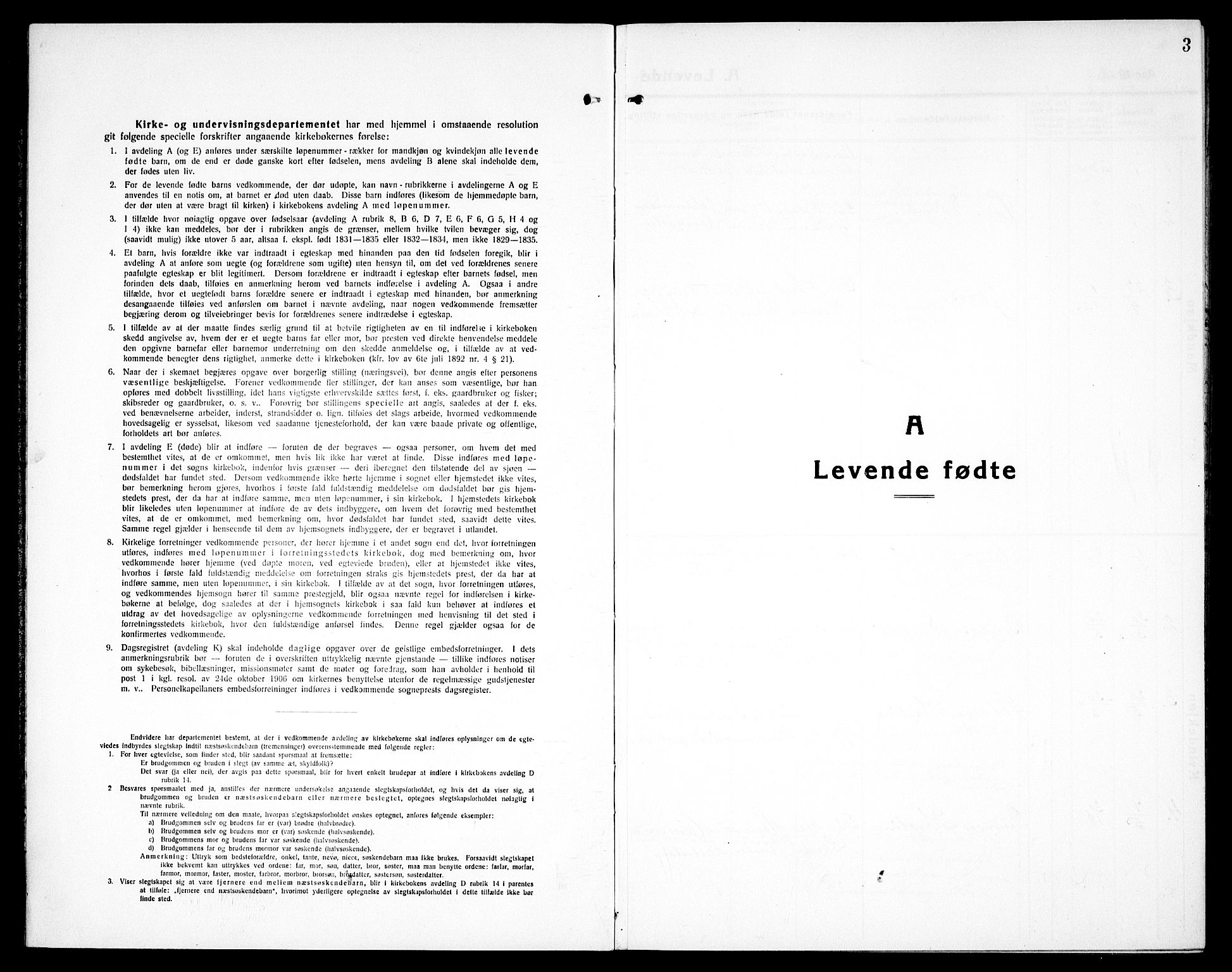 Spydeberg prestekontor Kirkebøker, SAO/A-10924/G/Gc/L0002: Parish register (copy) no. III 2, 1918-1939, p. 3