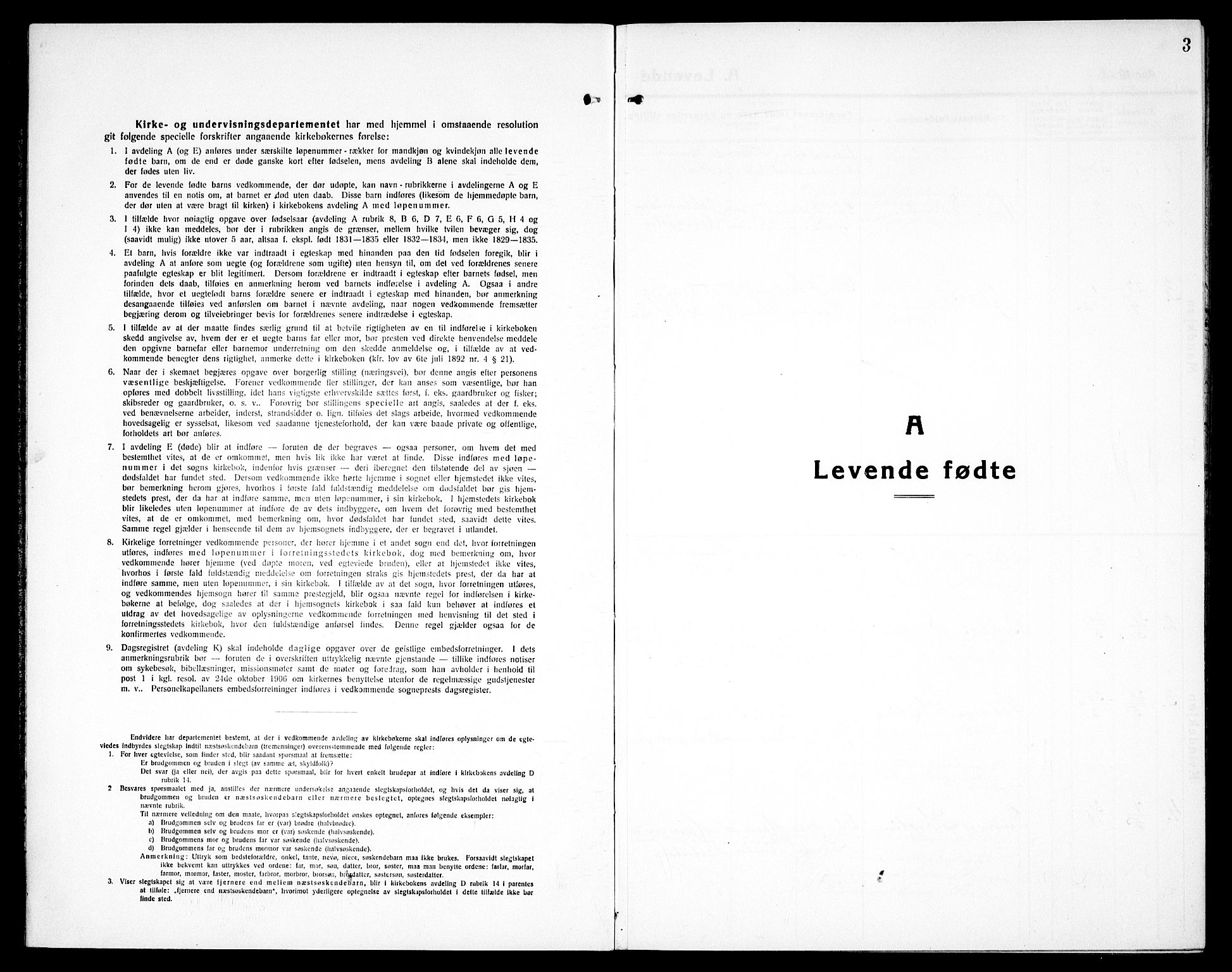 Spydeberg prestekontor Kirkebøker, AV/SAO-A-10924/G/Gc/L0002: Parish register (copy) no. III 2, 1918-1939, p. 3