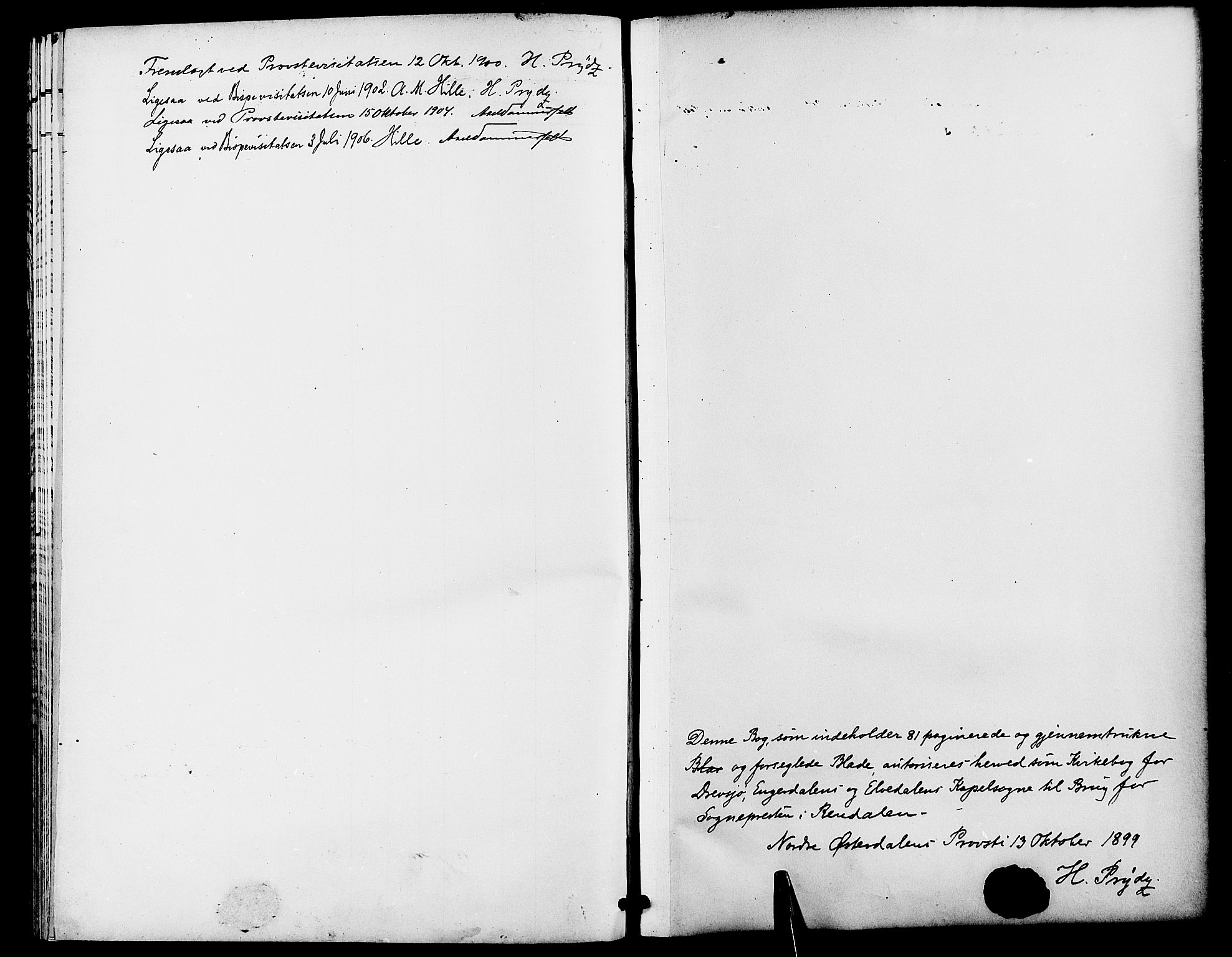 Rendalen prestekontor, AV/SAH-PREST-054/H/Ha/Haa/L0008: Parish register (official) no. 8, 1898-1910