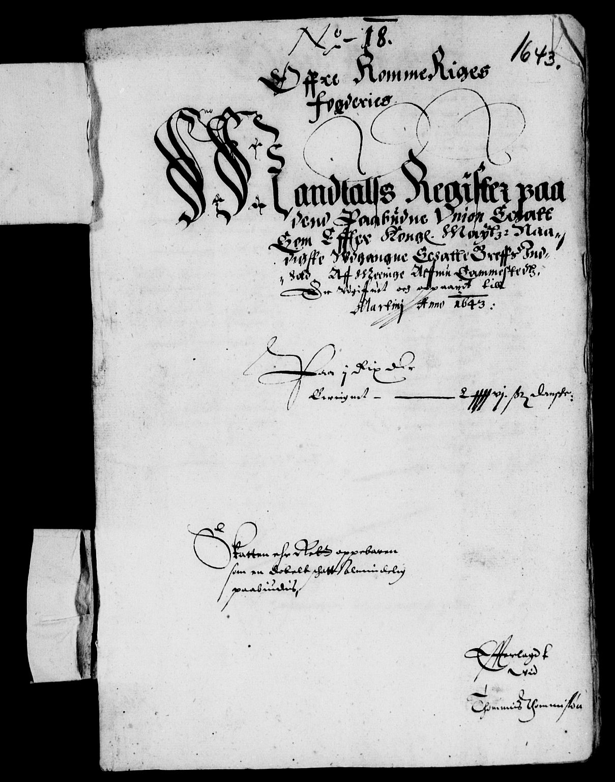 Rentekammeret inntil 1814, Reviderte regnskaper, Lensregnskaper, AV/RA-EA-5023/R/Rb/Rba/L0173: Akershus len, 1643-1644