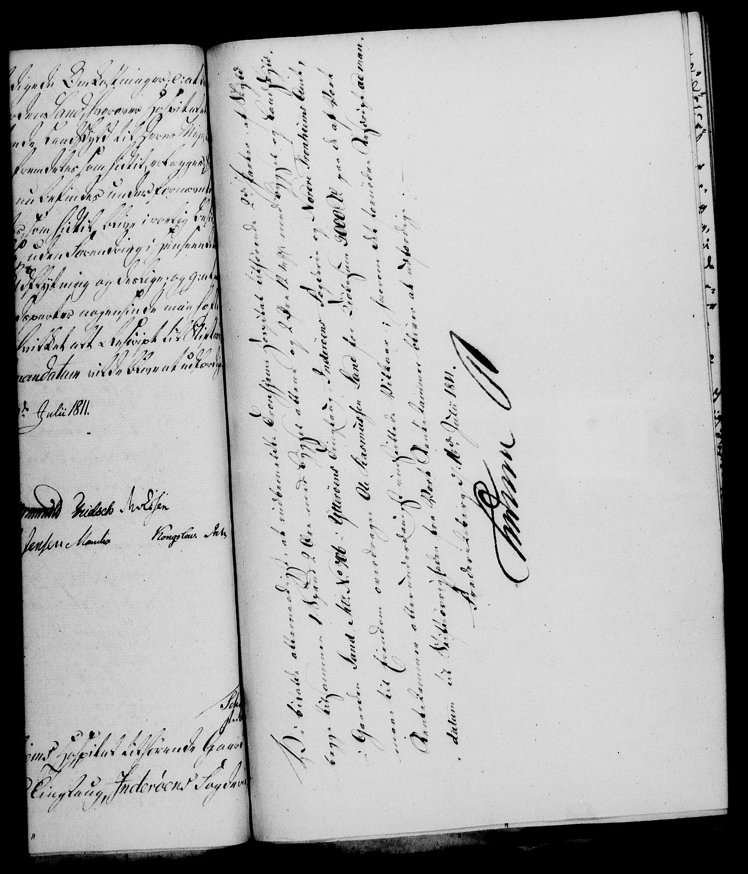 Rentekammeret, Kammerkanselliet, RA/EA-3111/G/Gf/Gfa/L0093: Norsk relasjons- og resolusjonsprotokoll (merket RK 52.93), 1811, p. 362