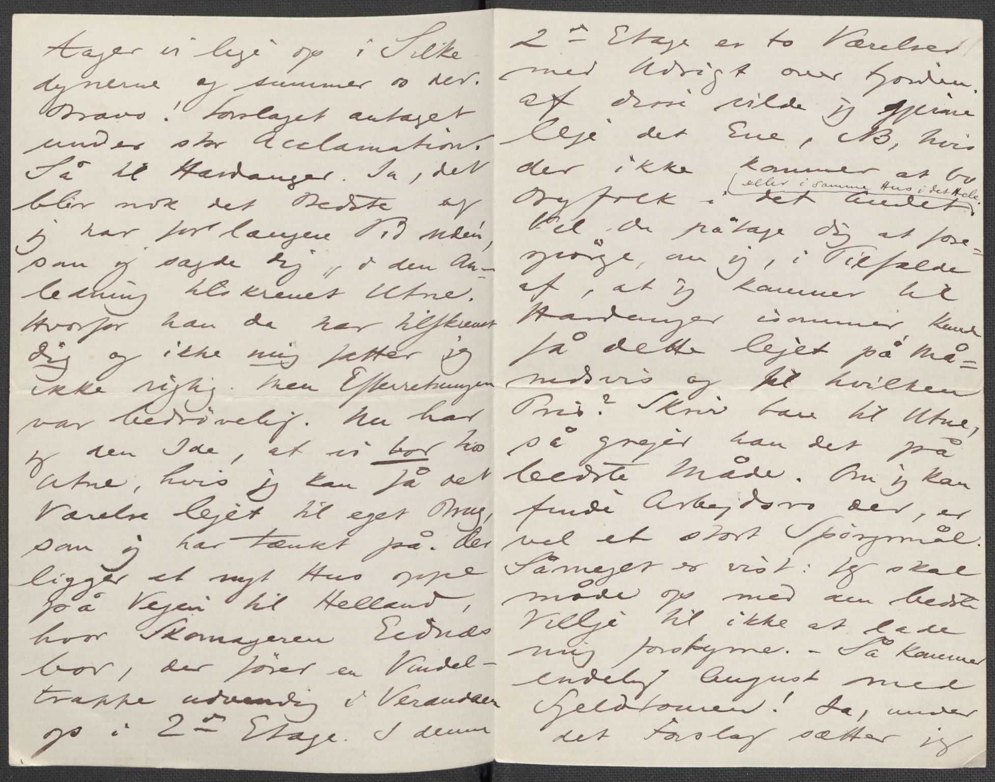 Beyer, Frants, AV/RA-PA-0132/F/L0001: Brev fra Edvard Grieg til Frantz Beyer og "En del optegnelser som kan tjene til kommentar til brevene" av Marie Beyer, 1872-1907, p. 99