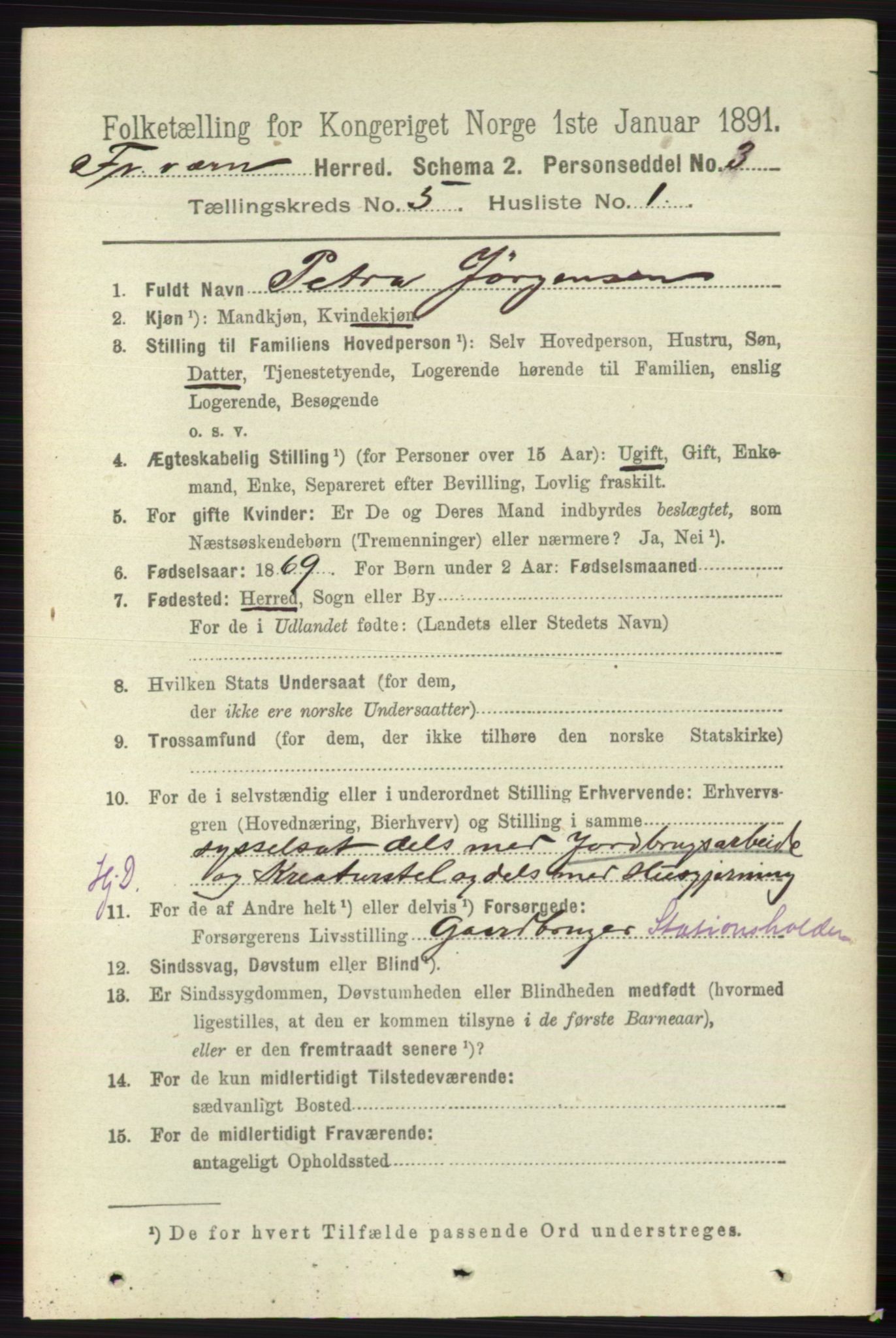 RA, 1891 census for 0798 Fredriksvern, 1891, p. 1035