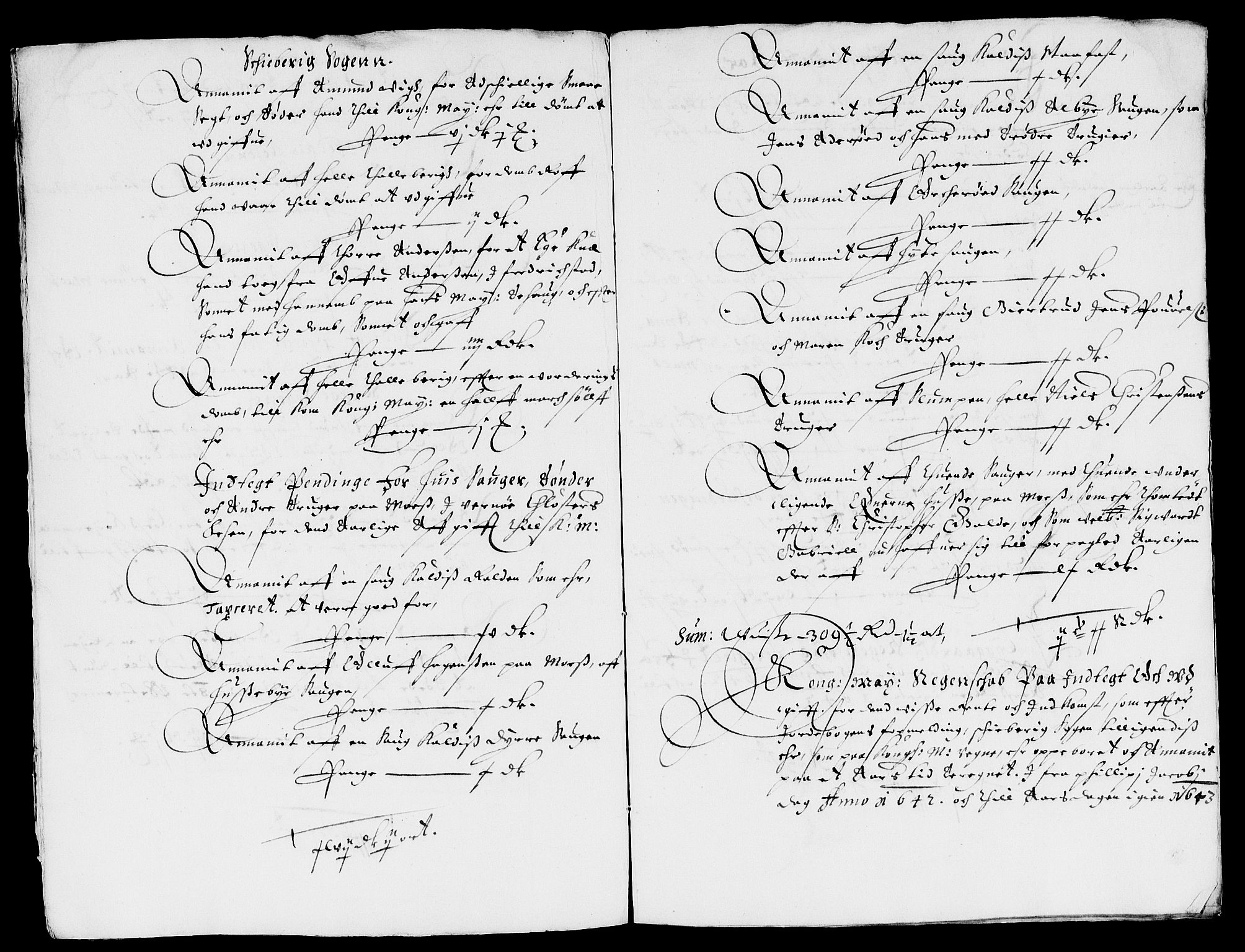 Rentekammeret inntil 1814, Reviderte regnskaper, Lensregnskaper, AV/RA-EA-5023/R/Rb/Rbg/L0006: Verne kloster len, 1641-1644