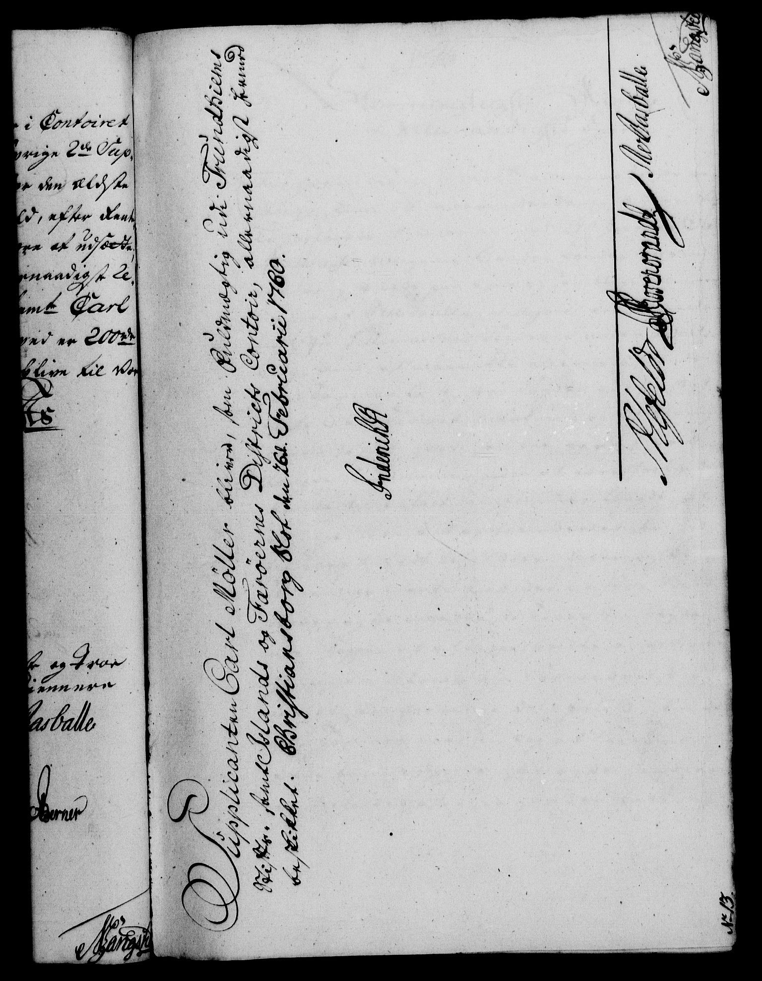 Rentekammeret, Kammerkanselliet, RA/EA-3111/G/Gf/Gfa/L0042: Norsk relasjons- og resolusjonsprotokoll (merket RK 52.42), 1760, p. 87