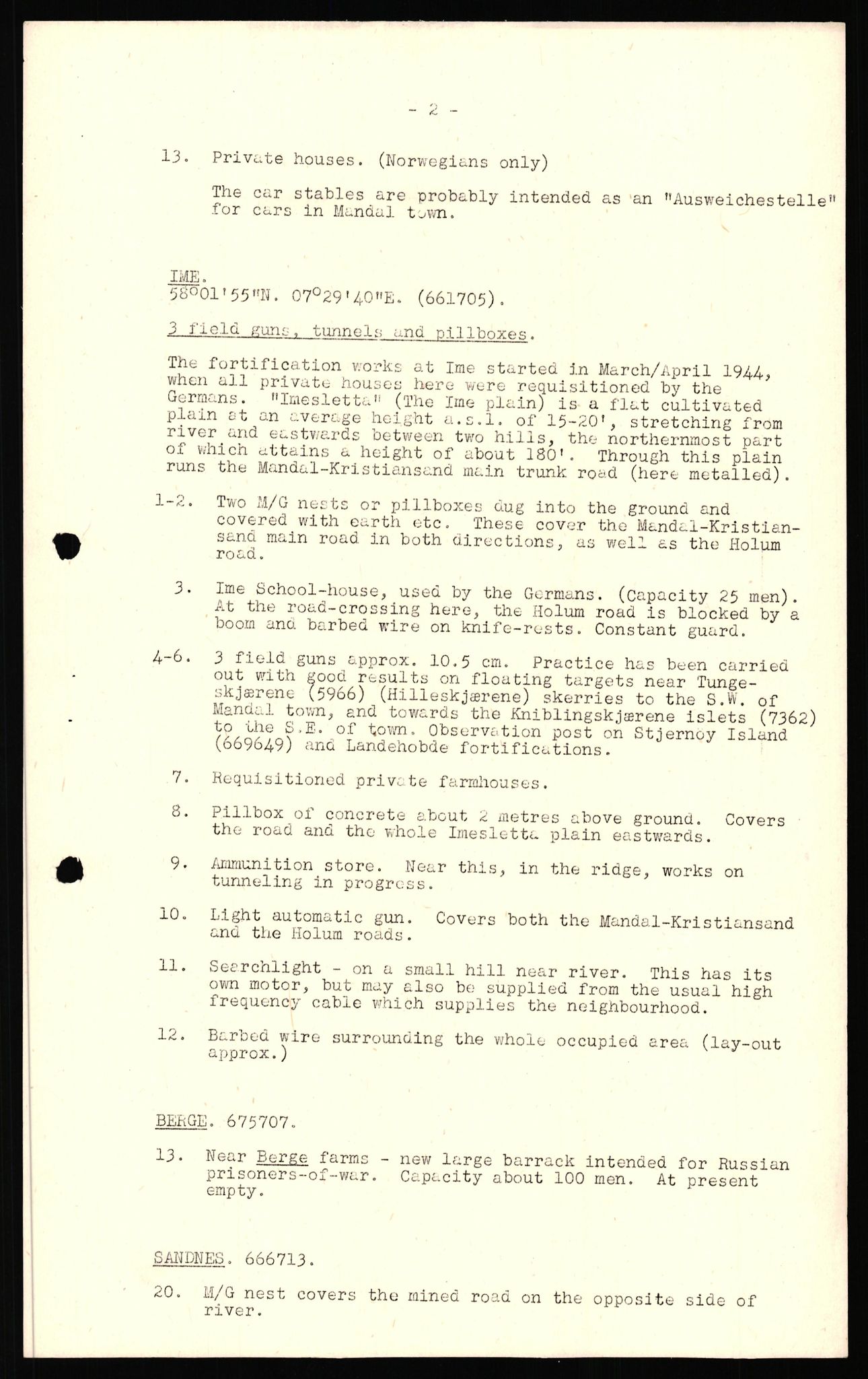 Forsvaret, Forsvarets overkommando II, AV/RA-RAFA-3915/D/Dd/L0023: Vest-Agder, 1942-1943, p. 124