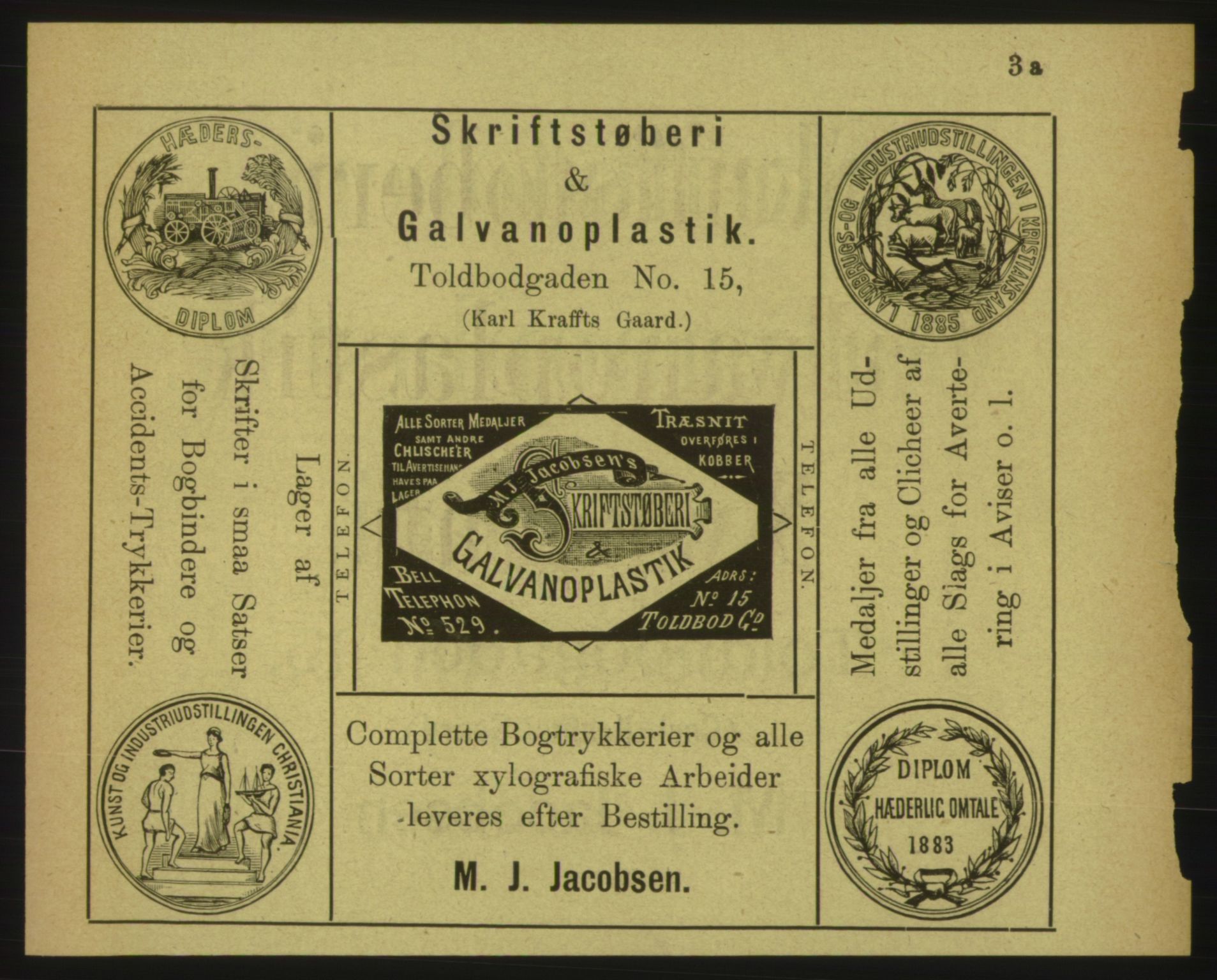 Kristiania/Oslo adressebok, PUBL/-, 1886, p. 3