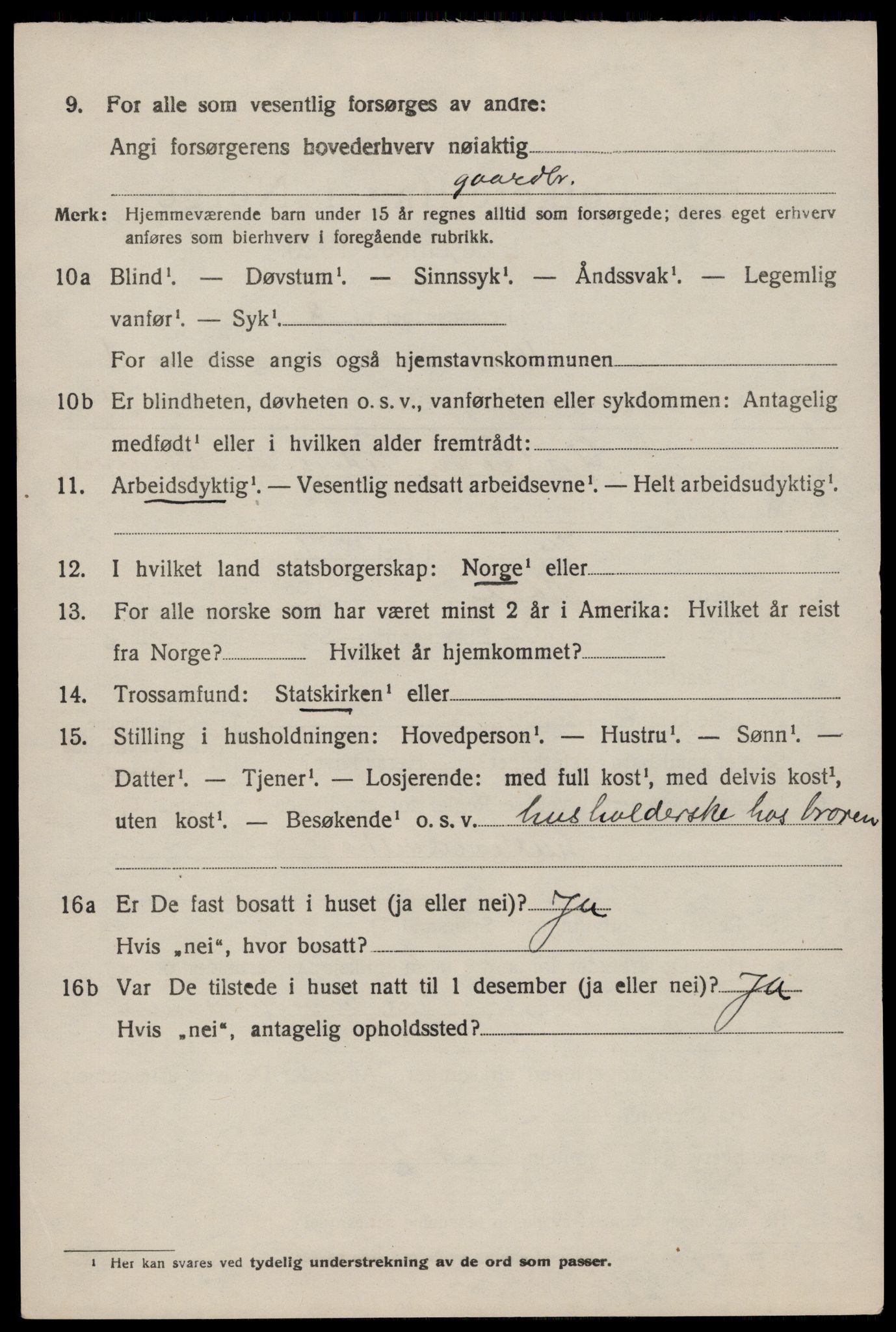 SAST, 1920 census for Høle, 1920, p. 664