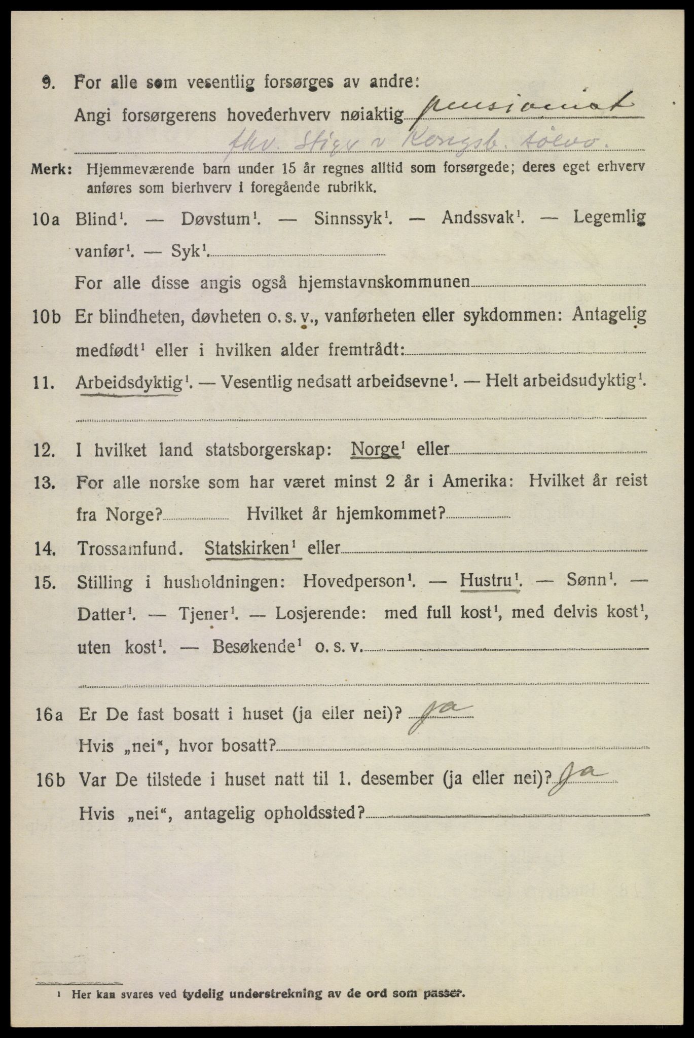 SAKO, 1920 census for Øvre Sandsvær, 1920, p. 1341