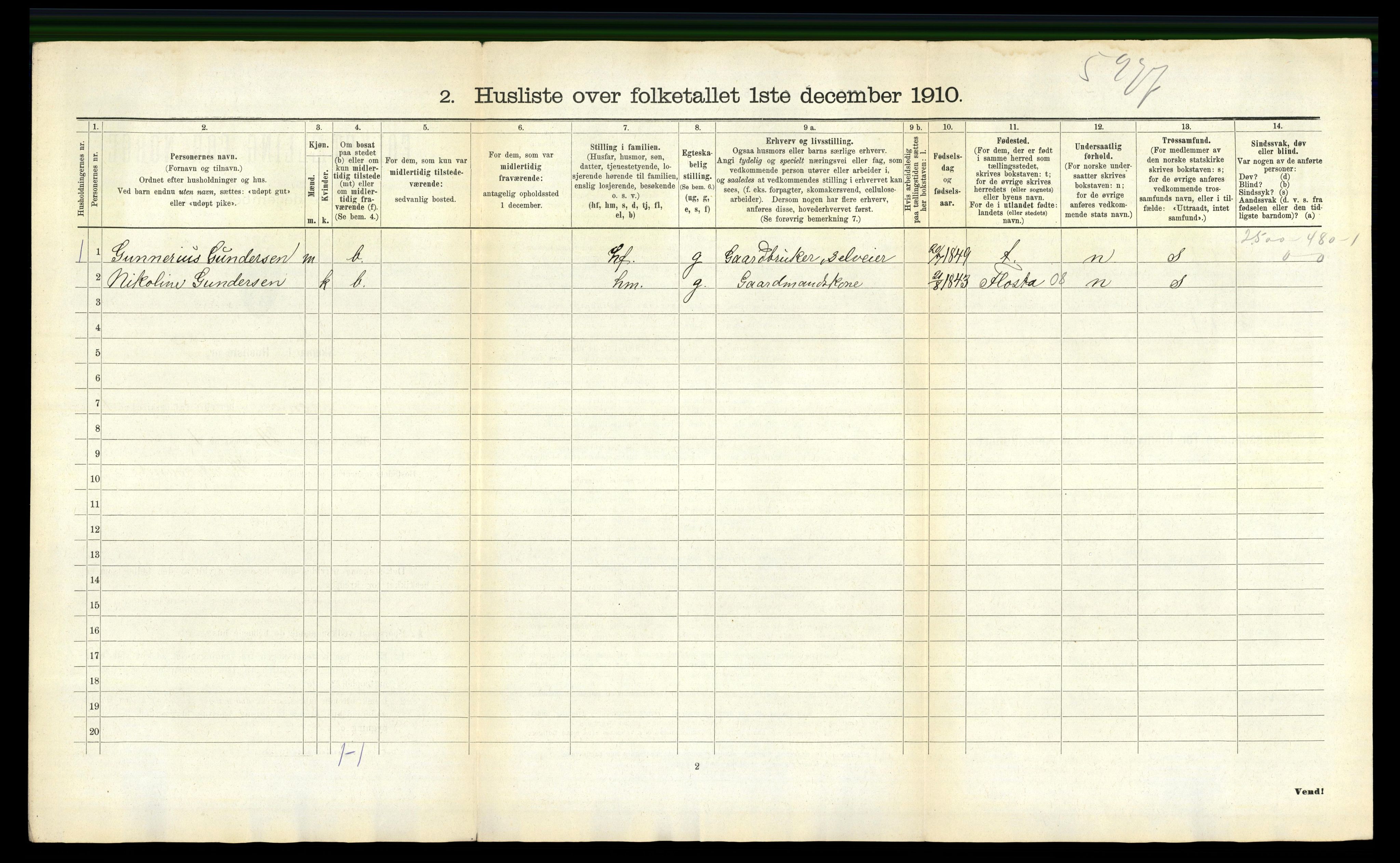 RA, 1910 census for Tromøy, 1910, p. 45