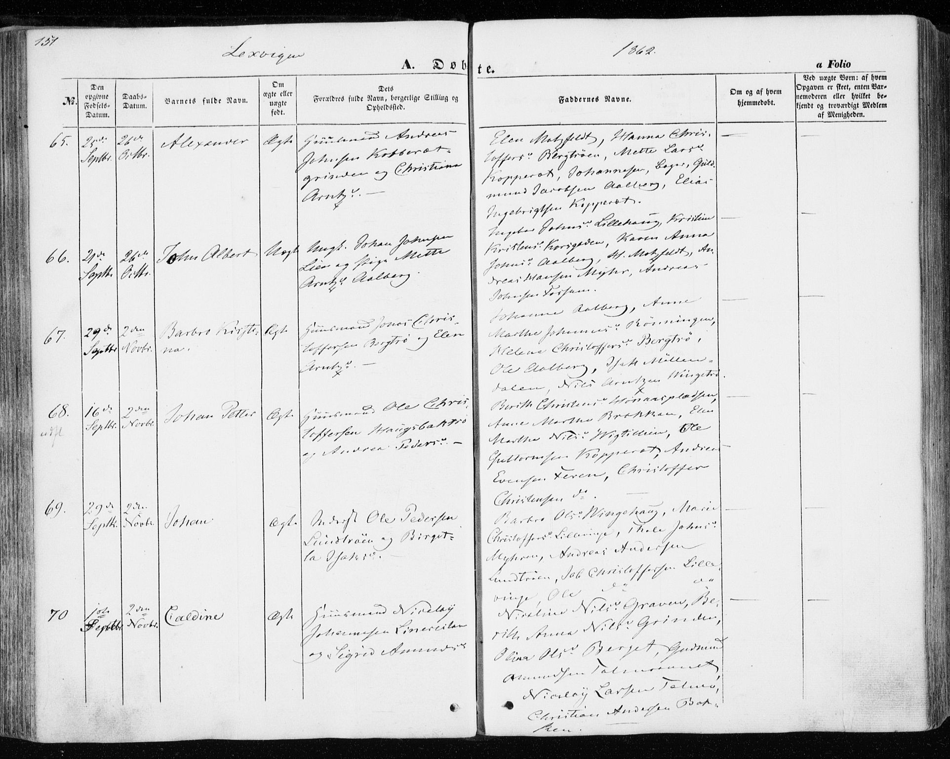 Ministerialprotokoller, klokkerbøker og fødselsregistre - Nord-Trøndelag, SAT/A-1458/701/L0008: Parish register (official) no. 701A08 /1, 1854-1863, p. 151