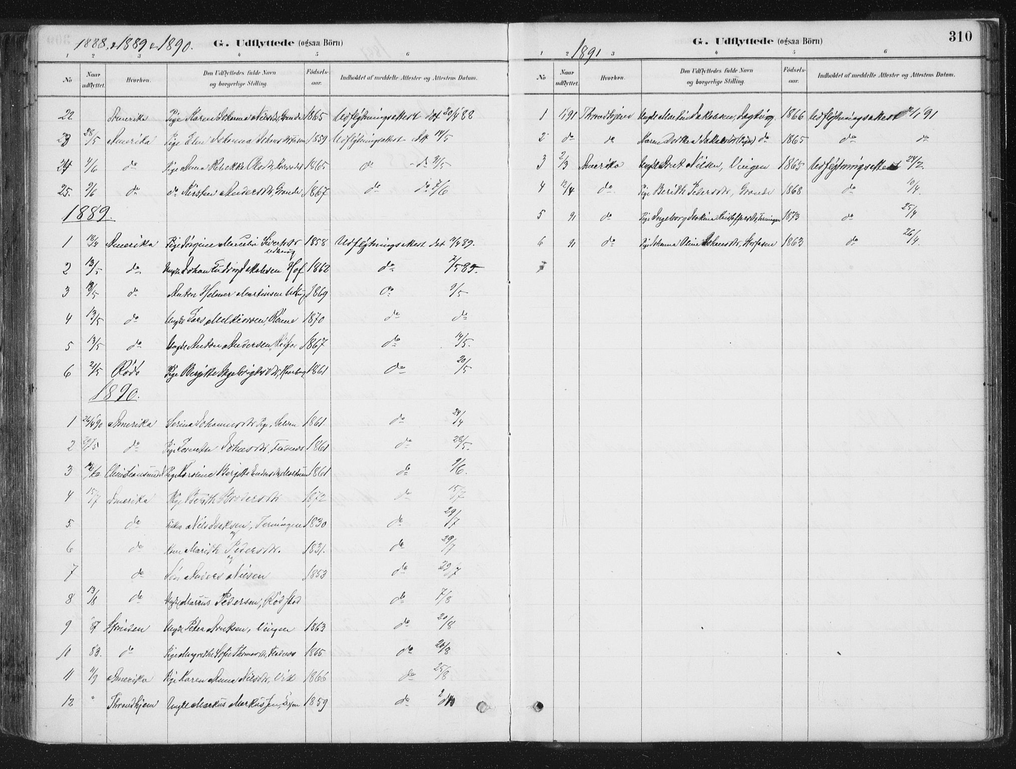 Ministerialprotokoller, klokkerbøker og fødselsregistre - Sør-Trøndelag, SAT/A-1456/659/L0739: Parish register (official) no. 659A09, 1879-1893, p. 310