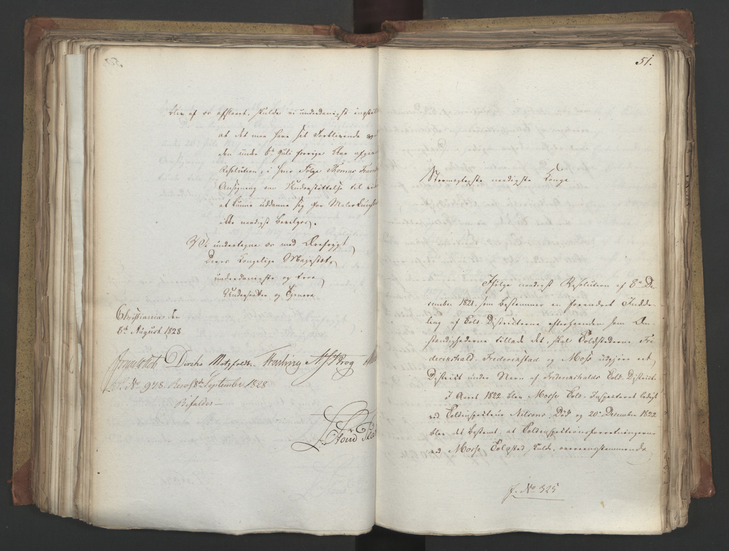 Statsrådsavdelingen i Stockholm, AV/RA-S-1003/D/Da/L0055: Regjeringsinnstillinger nr. 231-435, 1828, p. 313