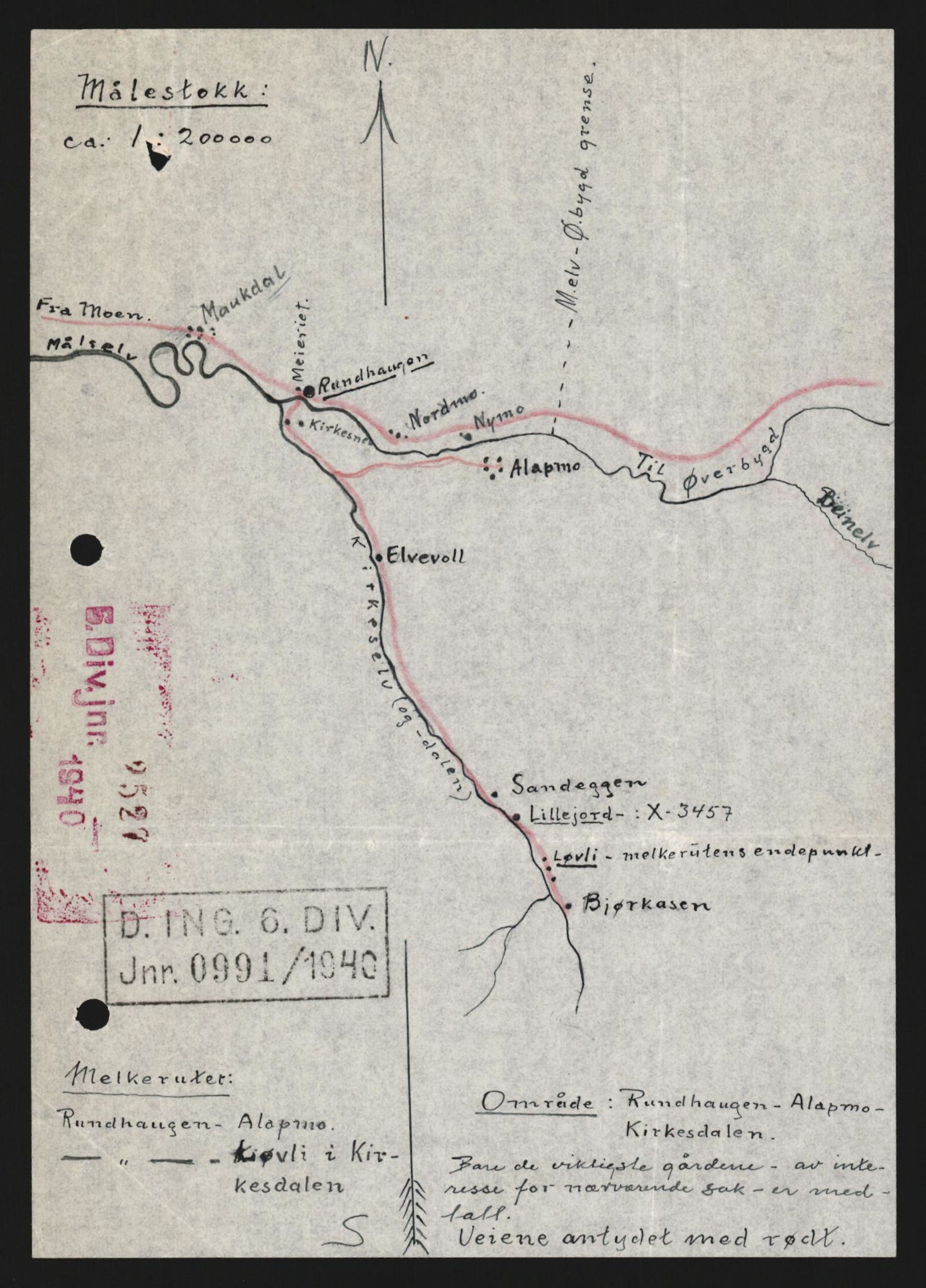 Forsvaret, Forsvarets krigshistoriske avdeling, AV/RA-RAFA-2017/Y/Yb/L0123: II-C-11-600  -  6. Divisjon med avdelinger, 1940, p. 523