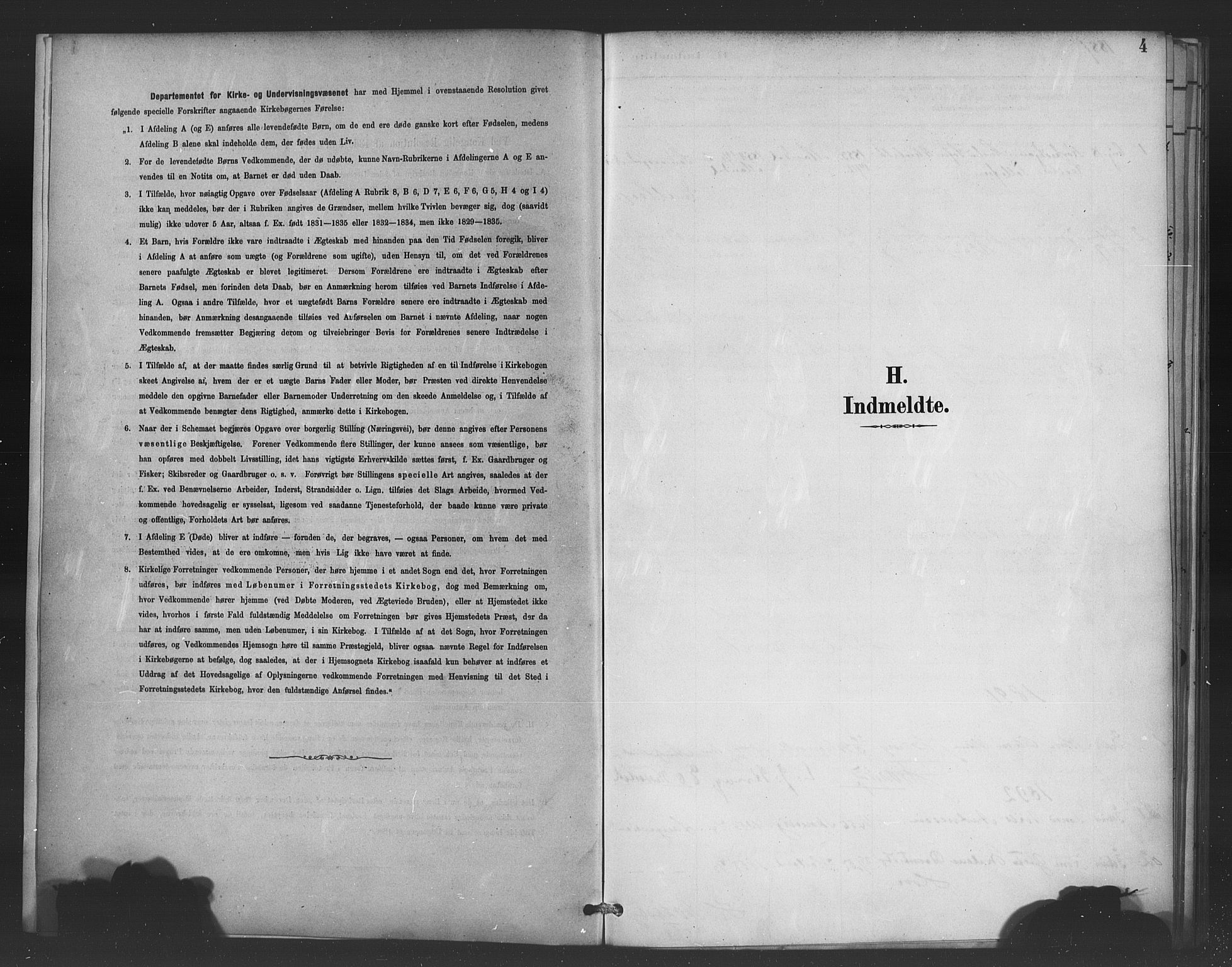 Korskirken sokneprestembete, AV/SAB-A-76101/H/Haa/L0052: Parish register (official) no. G 2, 1887-1899, p. 4