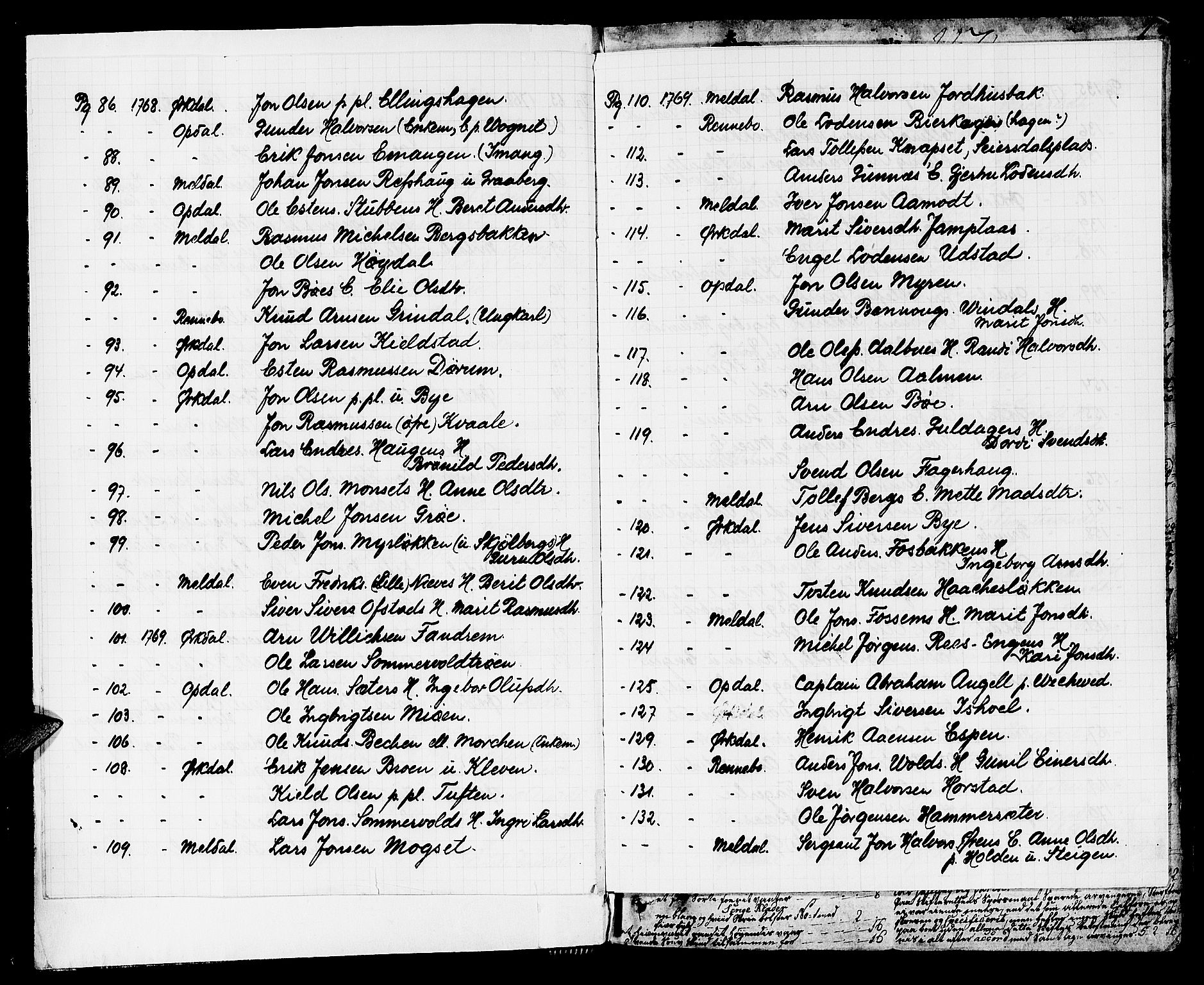 Orkdal sorenskriveri, SAT/A-4169/1/3/3Aa/L0007: Skifteprotokoller, 1767-1782