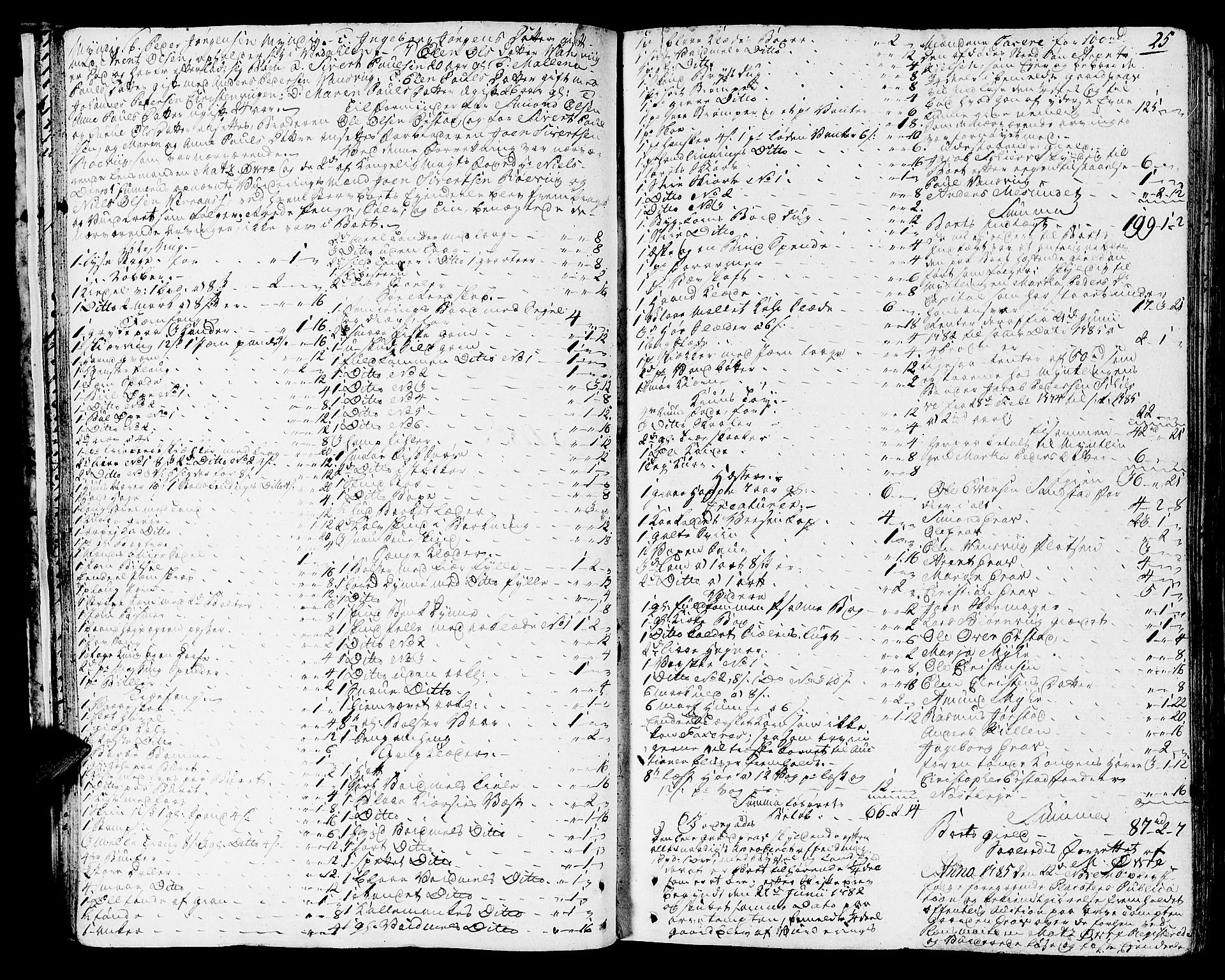 Inderøy sorenskriveri, AV/SAT-A-4147/1/3/3A/L0014: Skifteprotokoll, 1785-1796, p. 24b-25a